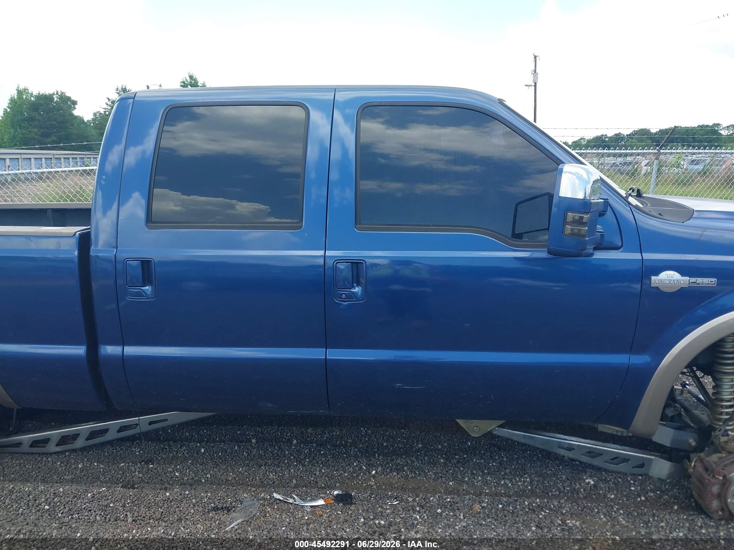 2005 Ford F-250 Lariat/xl/xlt Blue vin: 1FTSW21P15EB50305