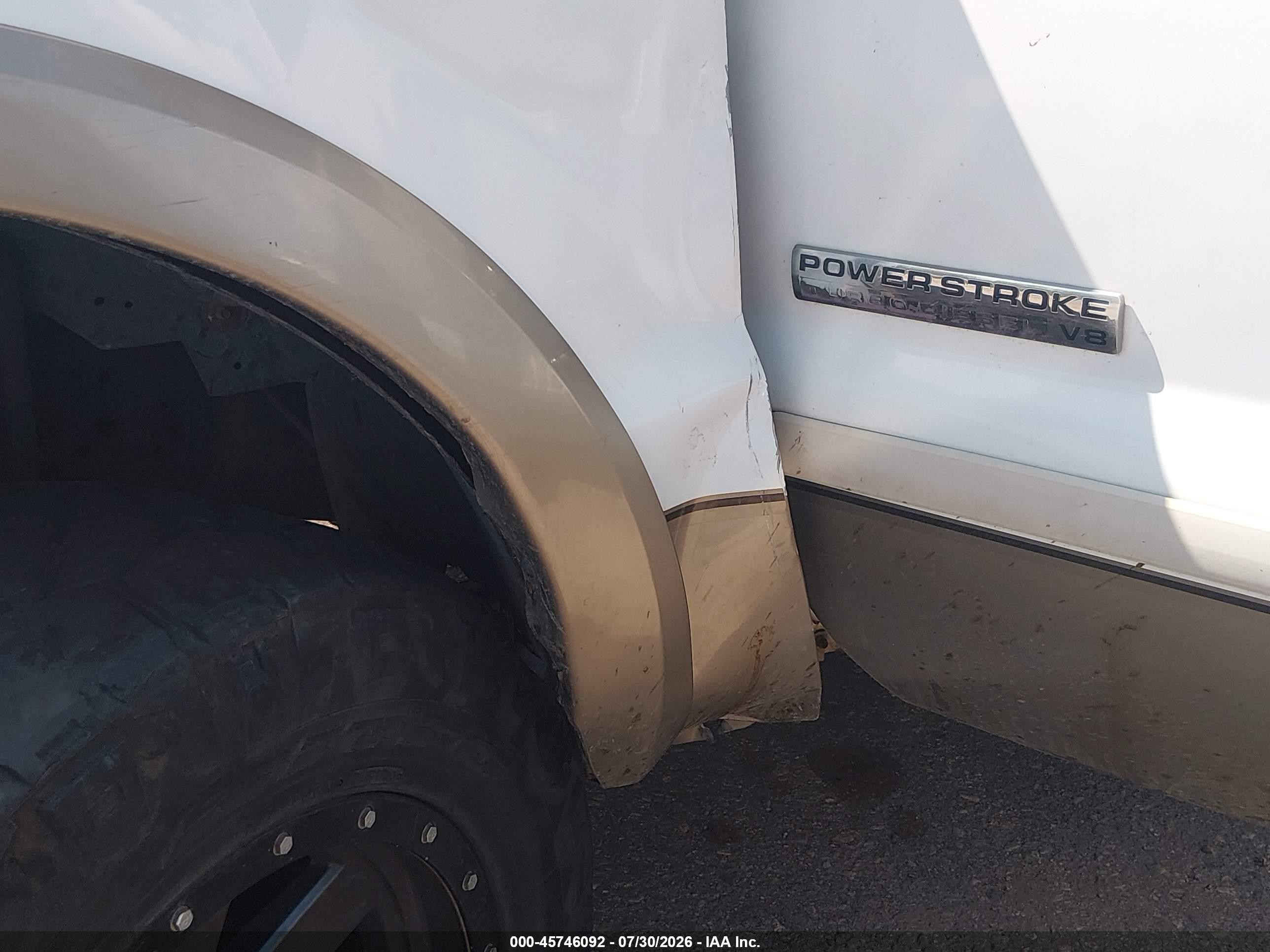 2005 Ford F-250 Lariat/xl/xlt Белый vin: 1FTSW21P15EC22541