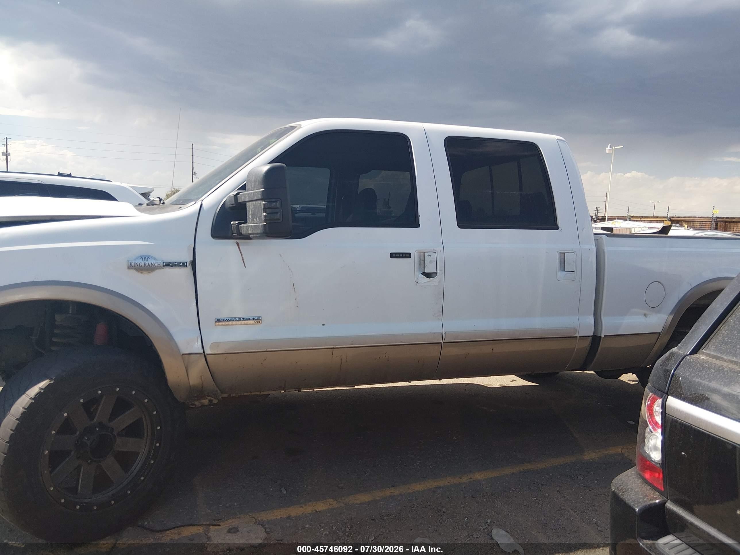 2005 Ford F-250 Lariat/xl/xlt Белый vin: 1FTSW21P15EC22541