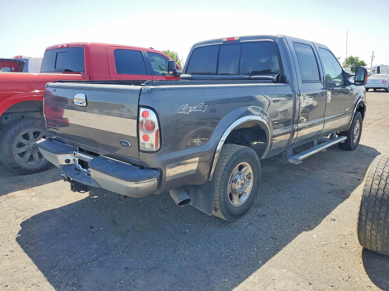 2005 Ford F250 Super Duty Gray vin: 1FTSW21P15EC78012