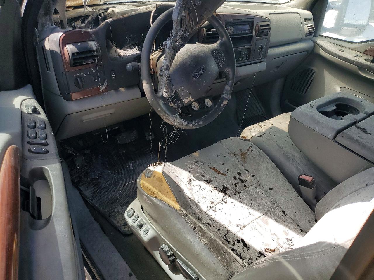 2005 Ford F250 Super Duty Gray vin: 1FTSW21P15EC78012