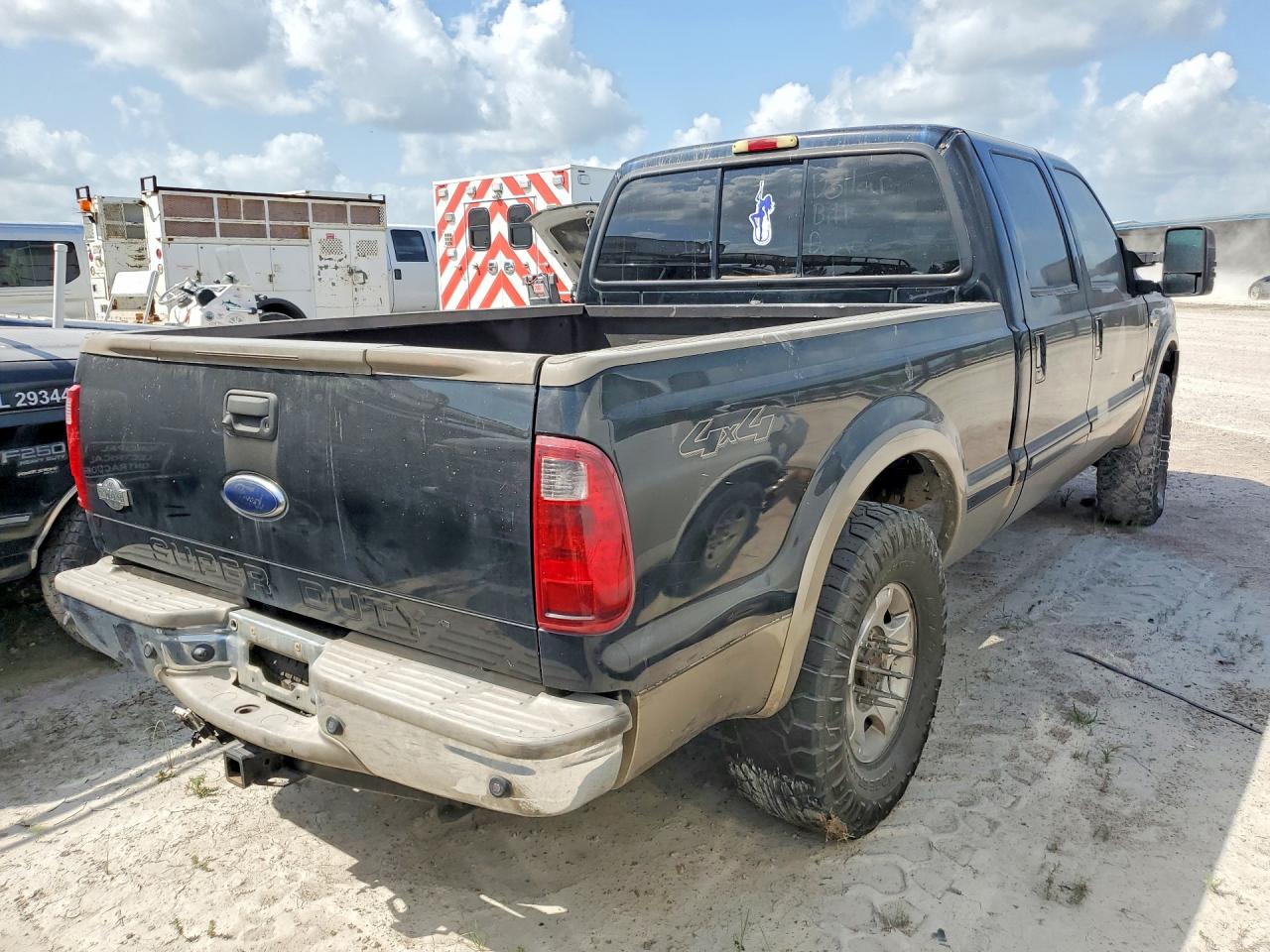 2006 Ford F250 Super Duty Black vin: 1FTSW21P16EA21482