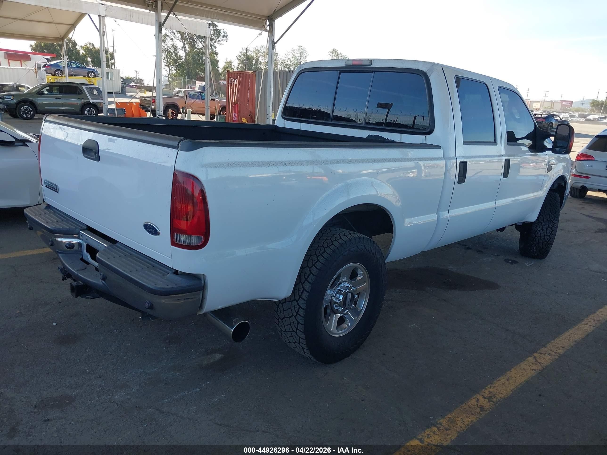 2006 Ford F-250 Lariat/xl/xlt White vin: 1FTSW21P16EC26509
