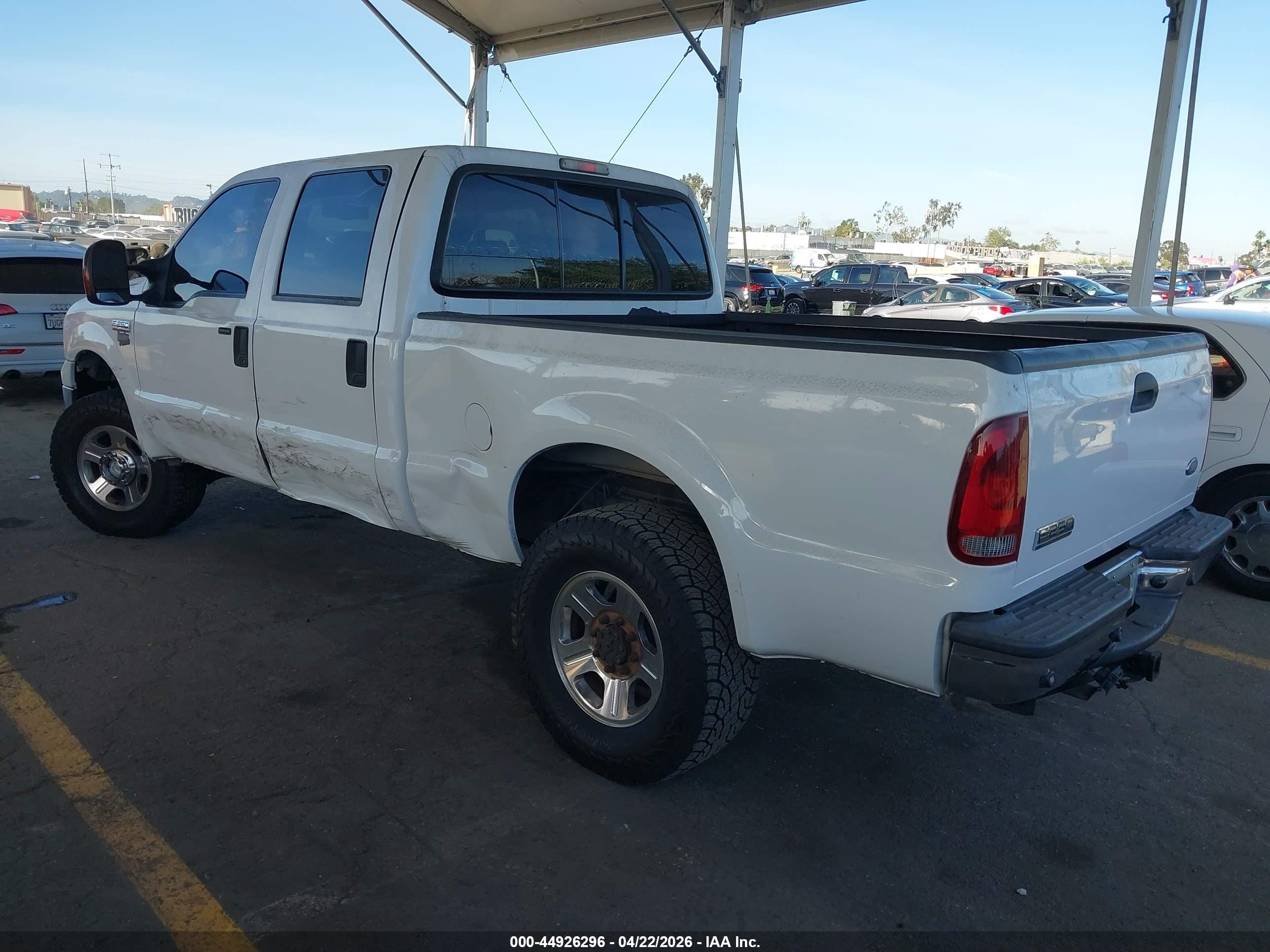 2006 Ford F-250 Lariat/xl/xlt White vin: 1FTSW21P16EC26509