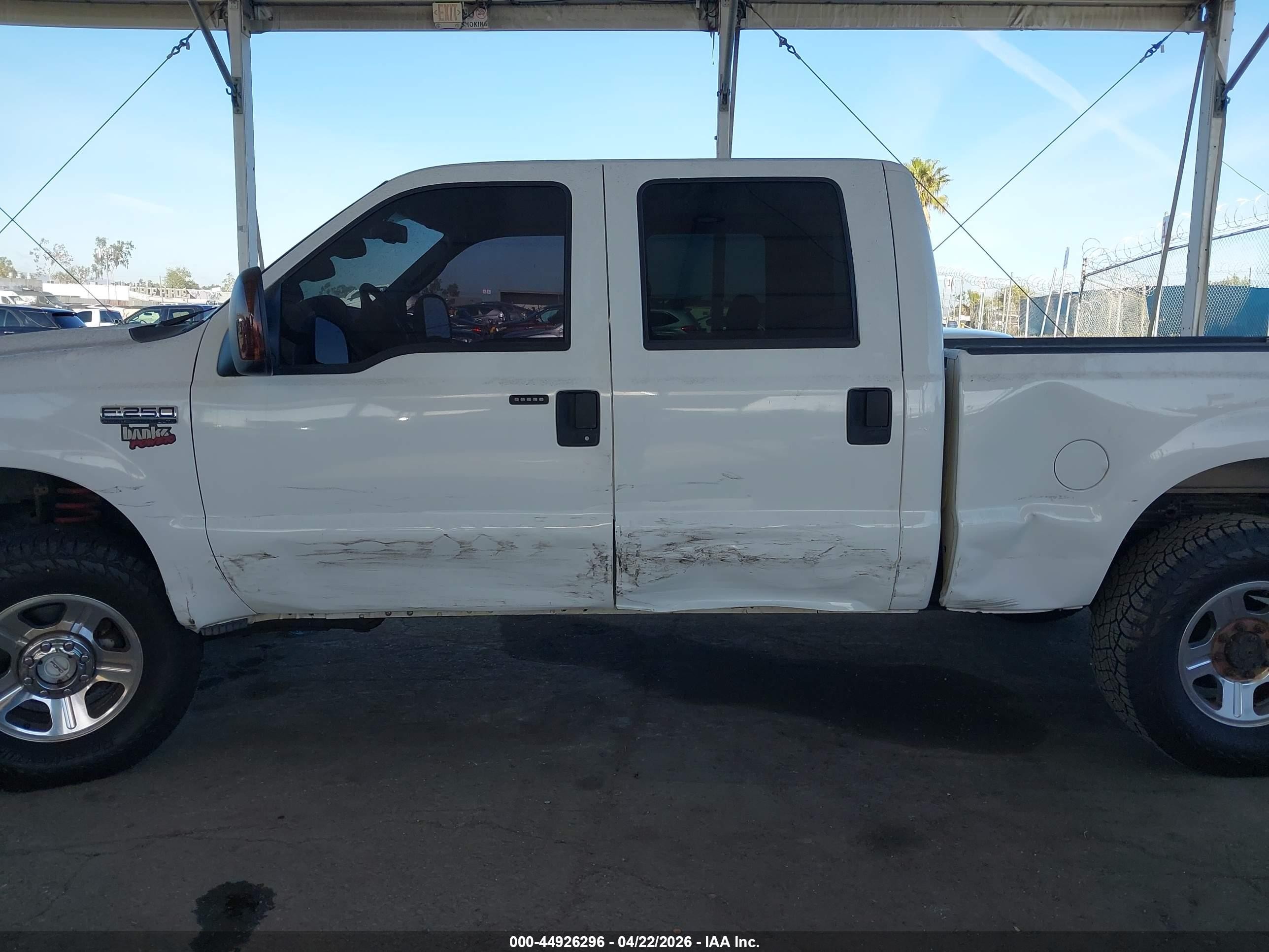 2006 Ford F-250 Lariat/xl/xlt White vin: 1FTSW21P16EC26509