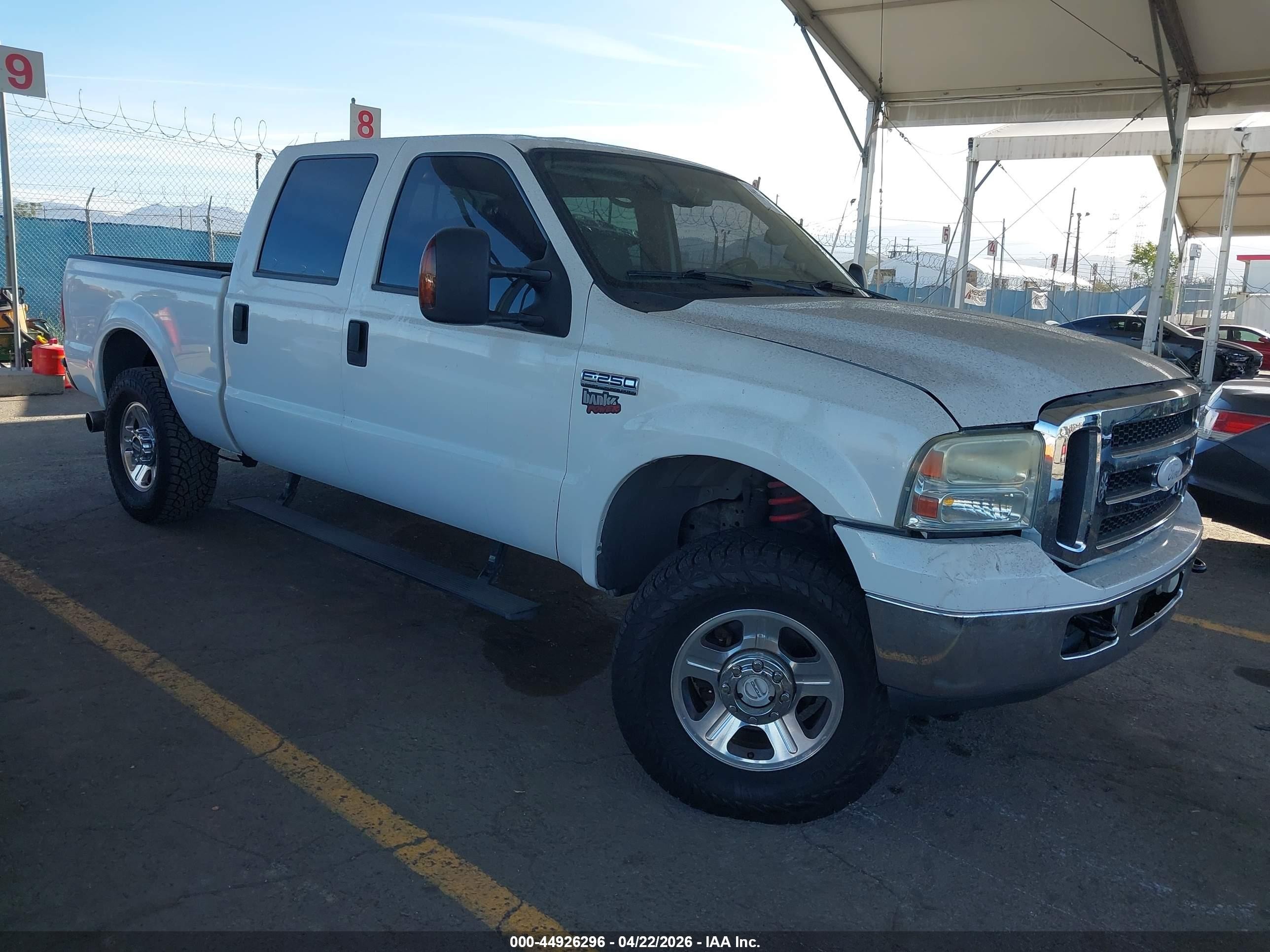 2006 Ford F-250 Lariat/xl/xlt White vin: 1FTSW21P16EC26509