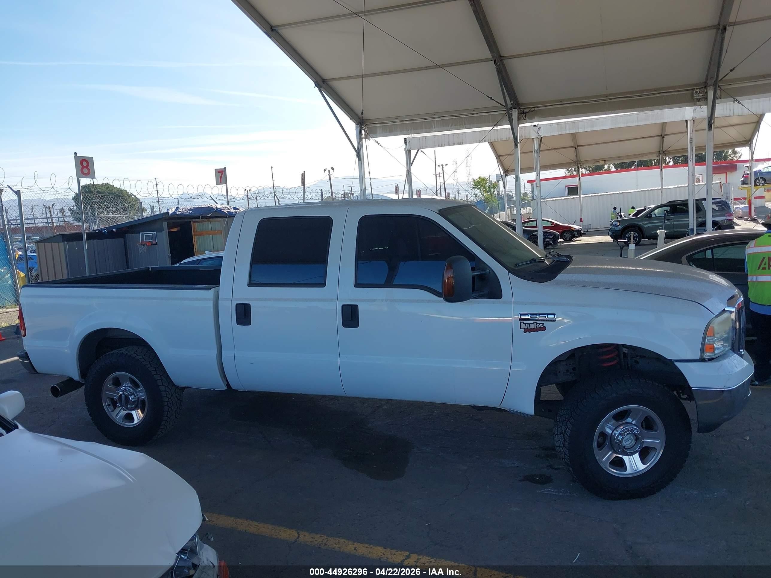 2006 Ford F-250 Lariat/xl/xlt White vin: 1FTSW21P16EC26509