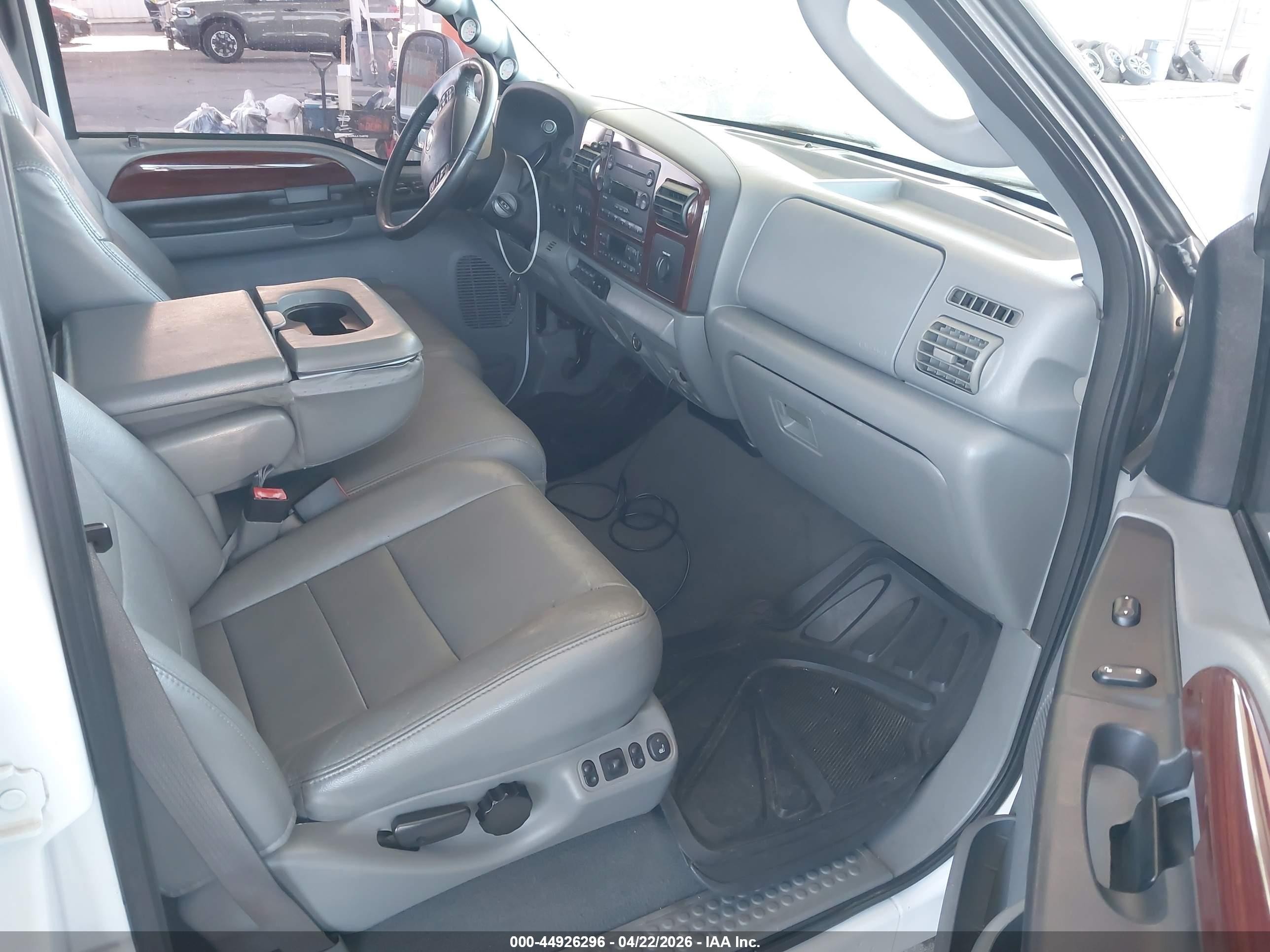 2006 Ford F-250 Lariat/xl/xlt White vin: 1FTSW21P16EC26509