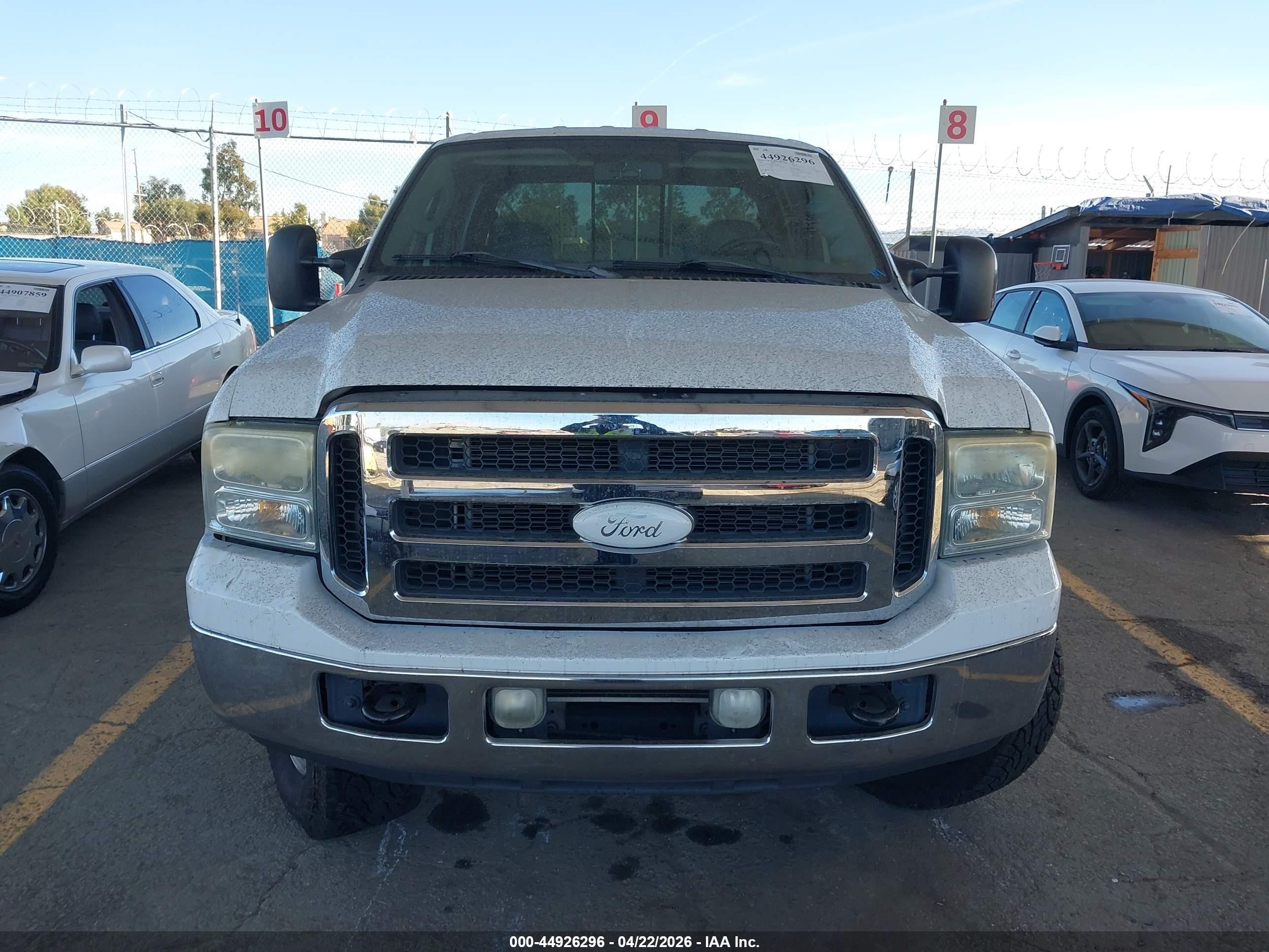 2006 Ford F-250 Lariat/xl/xlt White vin: 1FTSW21P16EC26509