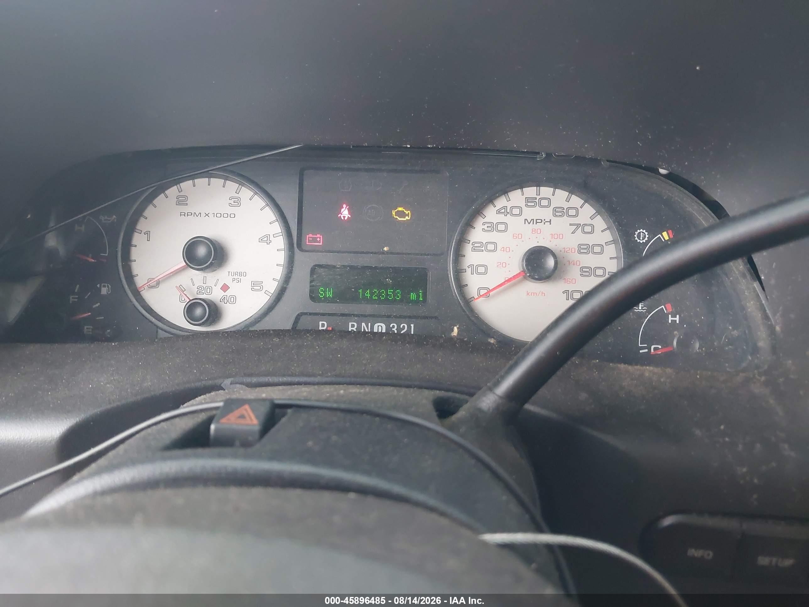 2006 Ford F-250 Lariat/xl/xlt Blue vin: 1FTSW21P16EC82434