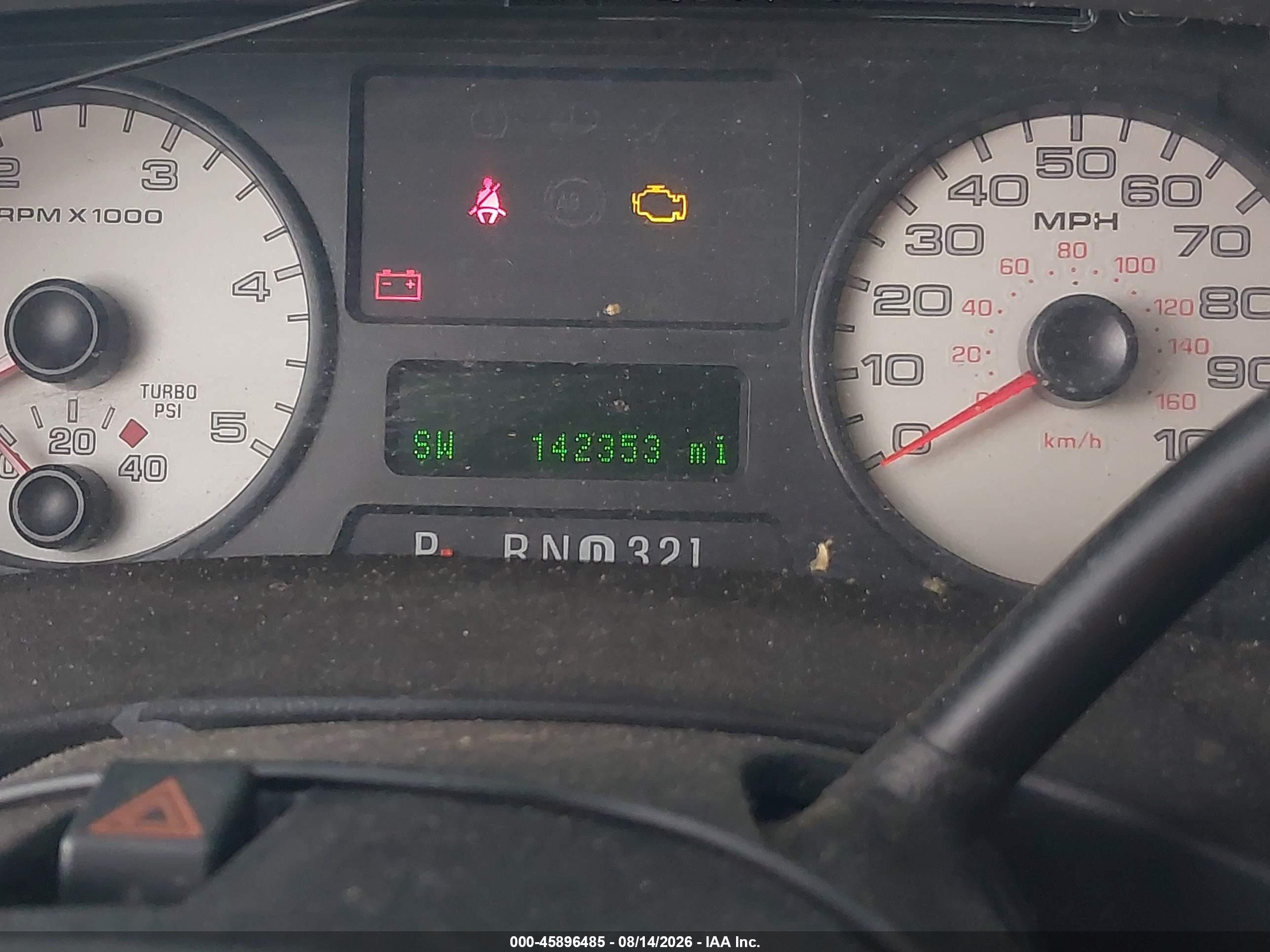 2006 Ford F-250 Lariat/xl/xlt Blue vin: 1FTSW21P16EC82434