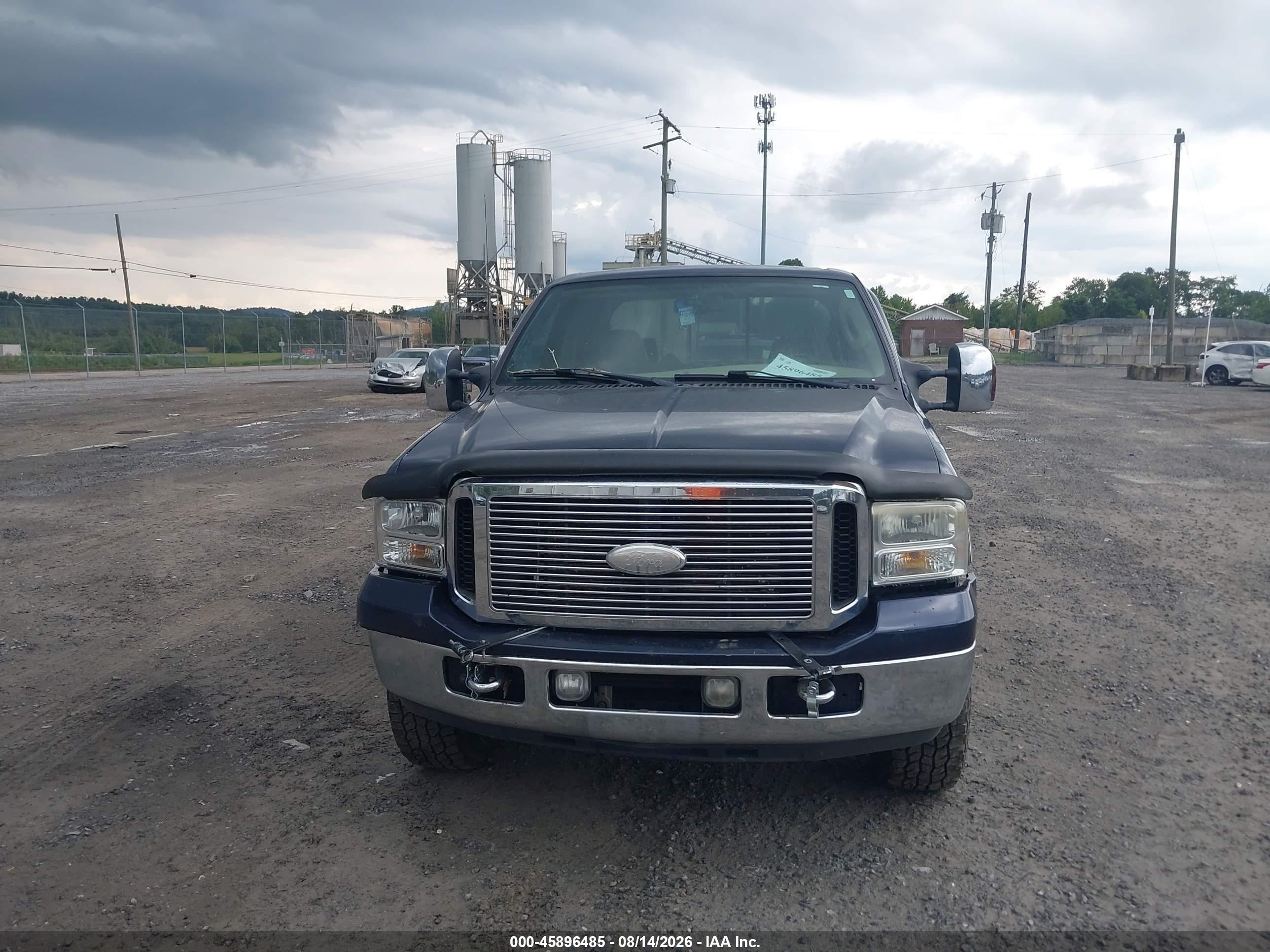 2006 Ford F-250 Lariat/xl/xlt Blue vin: 1FTSW21P16EC82434
