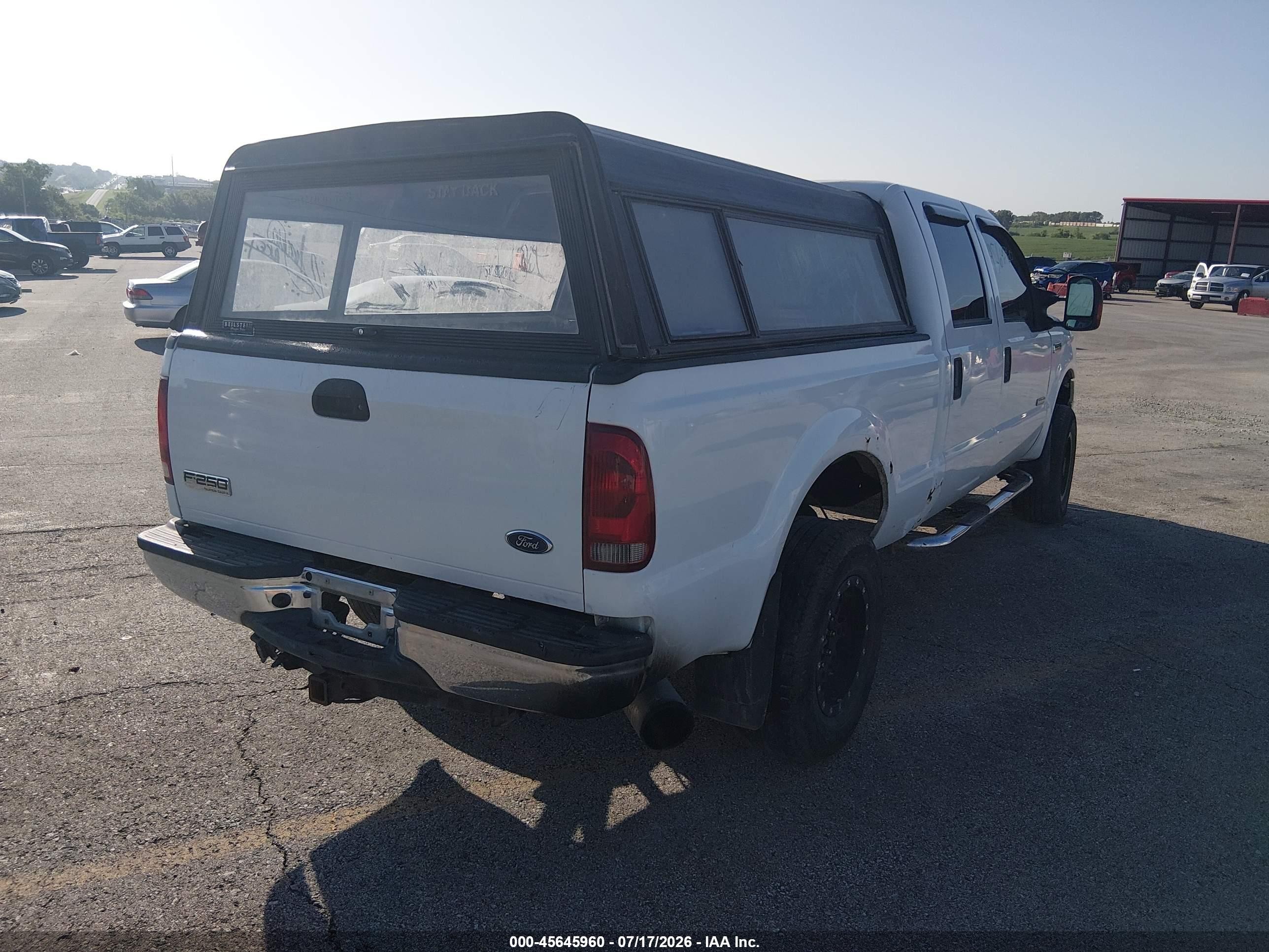 2006 Ford F-250 Lariat/xl/xlt White vin: 1FTSW21P16EC86144