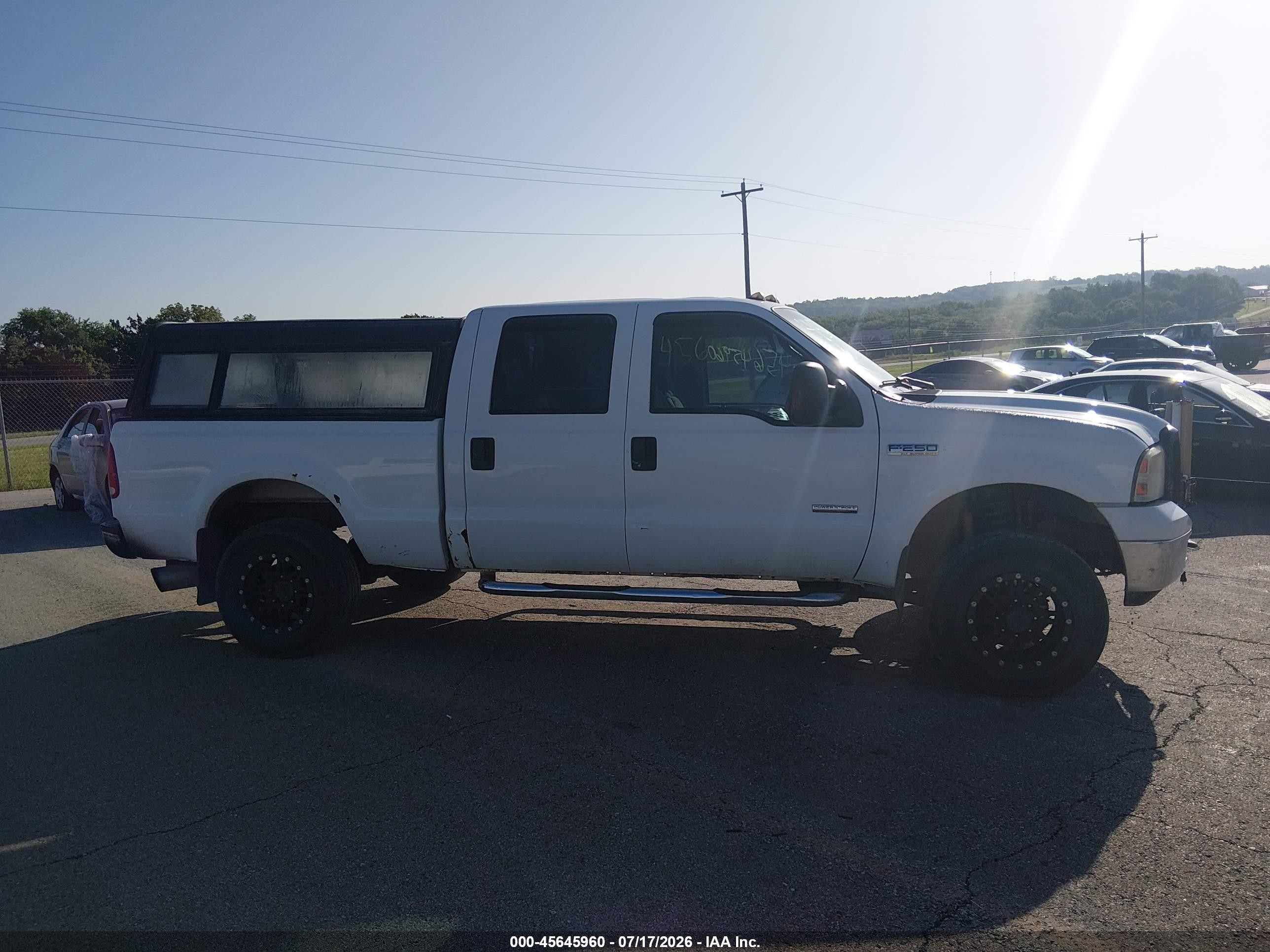 2006 Ford F-250 Lariat/xl/xlt White vin: 1FTSW21P16EC86144