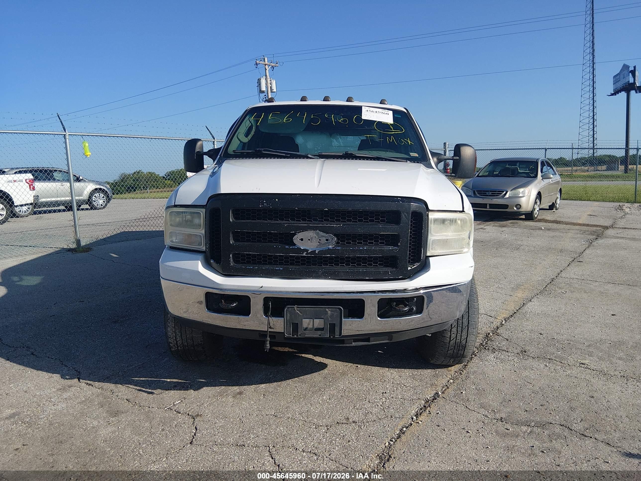 2006 Ford F-250 Lariat/xl/xlt White vin: 1FTSW21P16EC86144