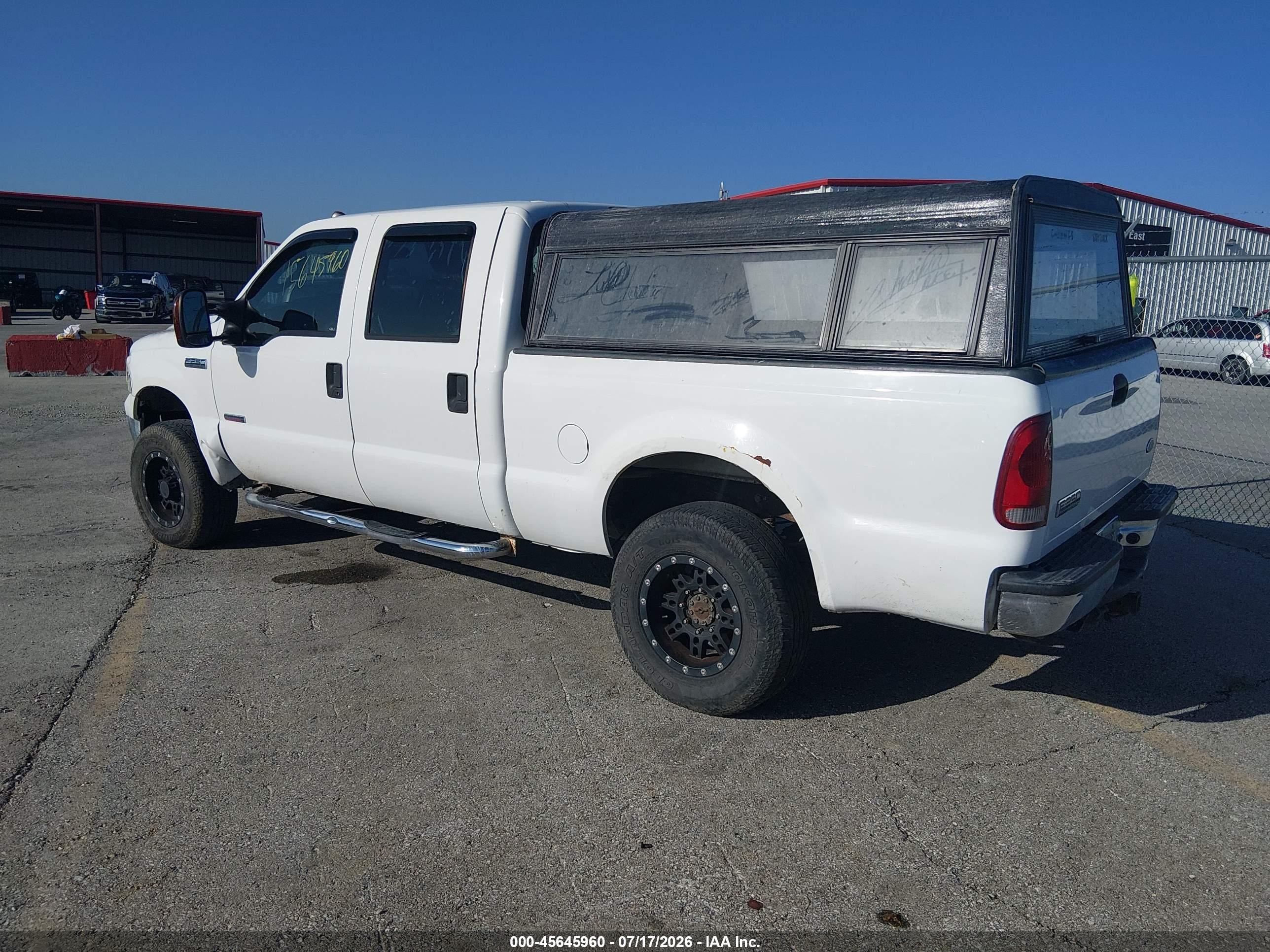 2006 Ford F-250 Lariat/xl/xlt White vin: 1FTSW21P16EC86144