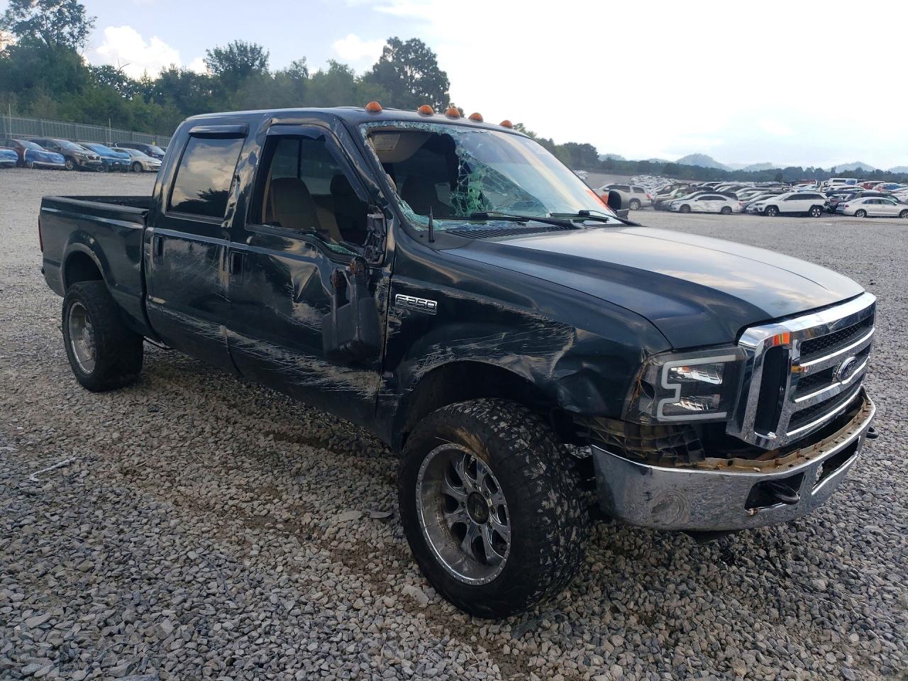 2006 Ford F250 Super Duty Green vin: 1FTSW21P16ED43815