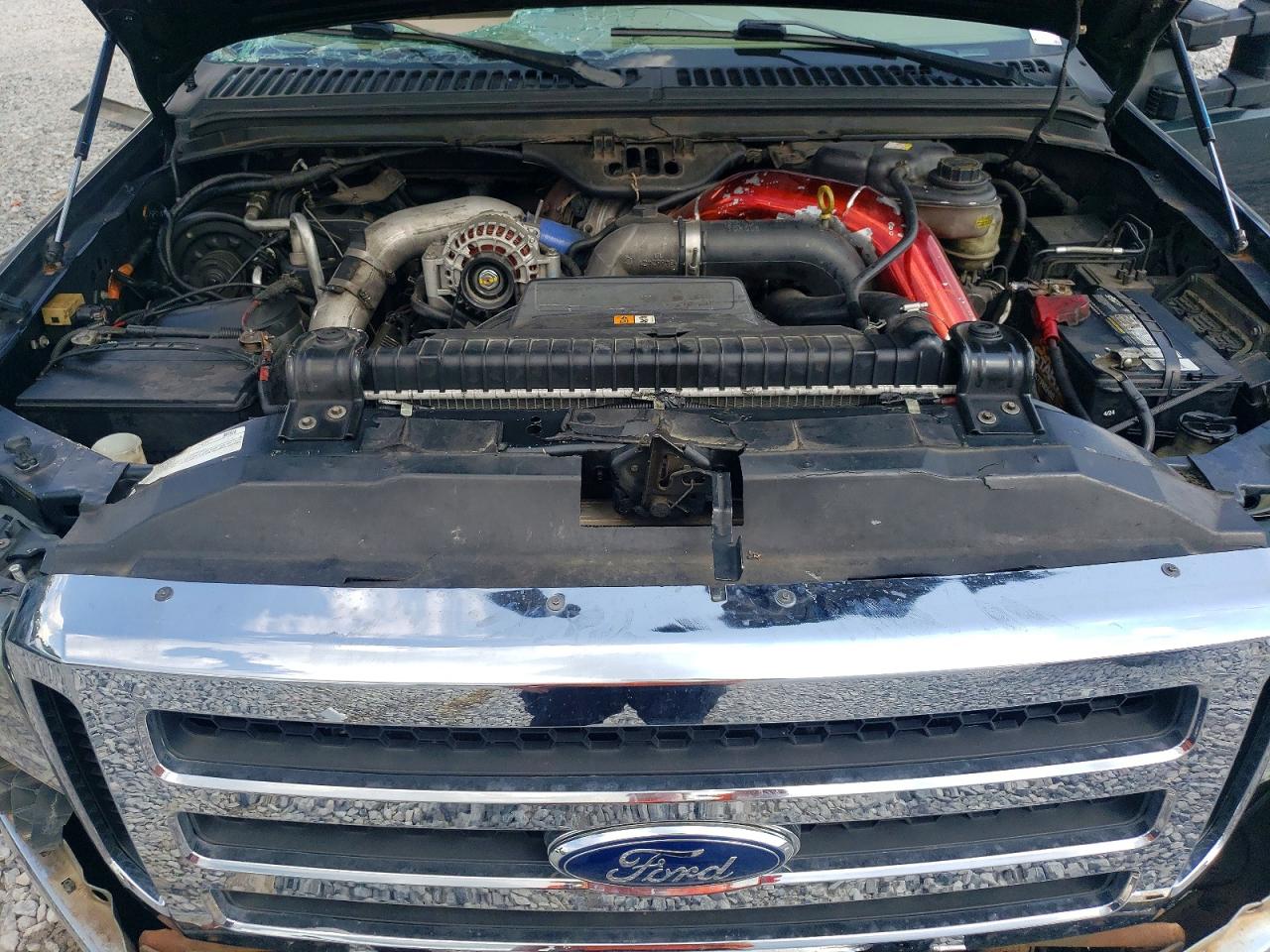 2006 Ford F250 Super Duty Green vin: 1FTSW21P16ED43815