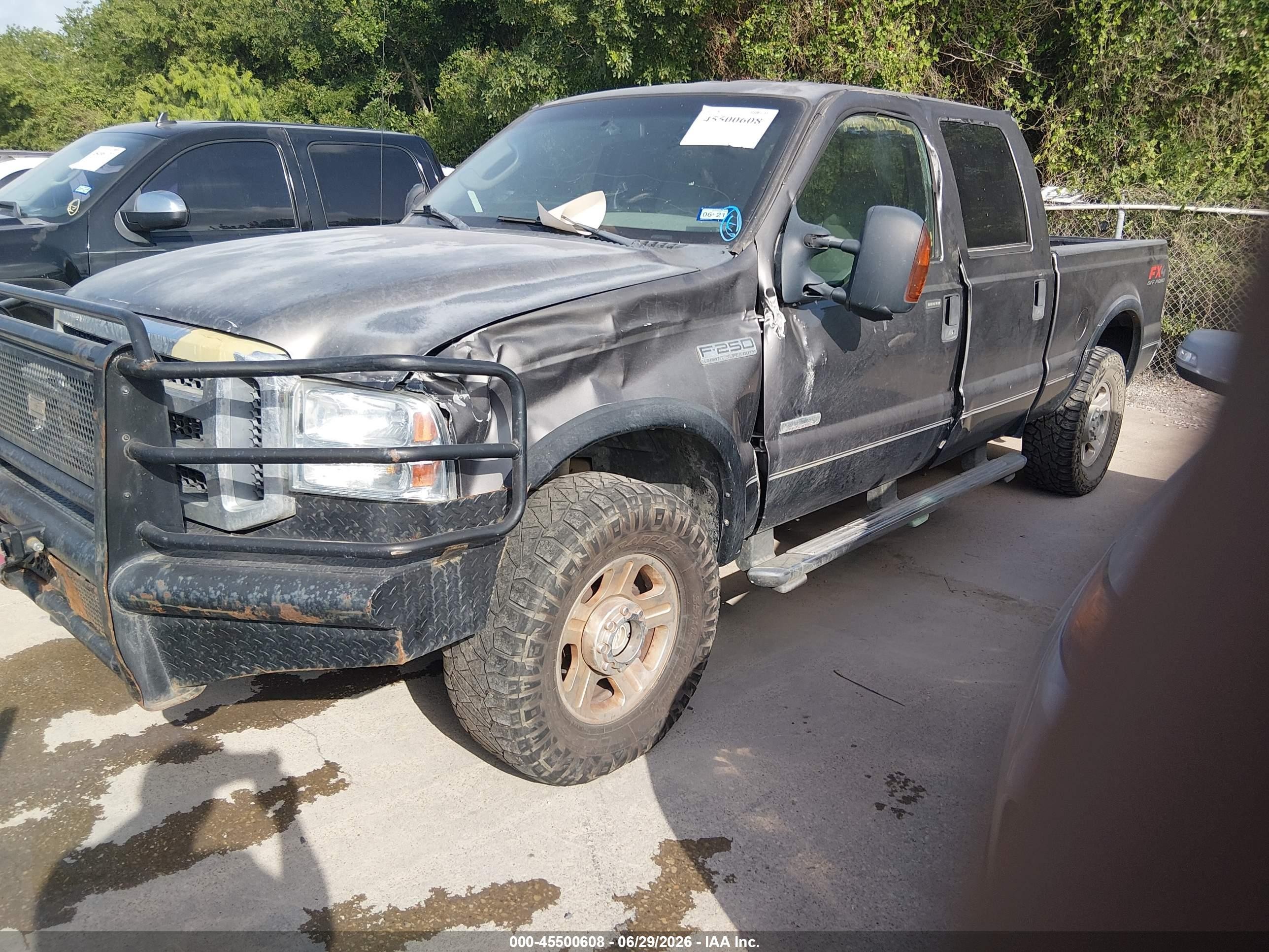2006 Ford F-250 Lariat/xl/xlt Серый vin: 1FTSW21P16ED78077