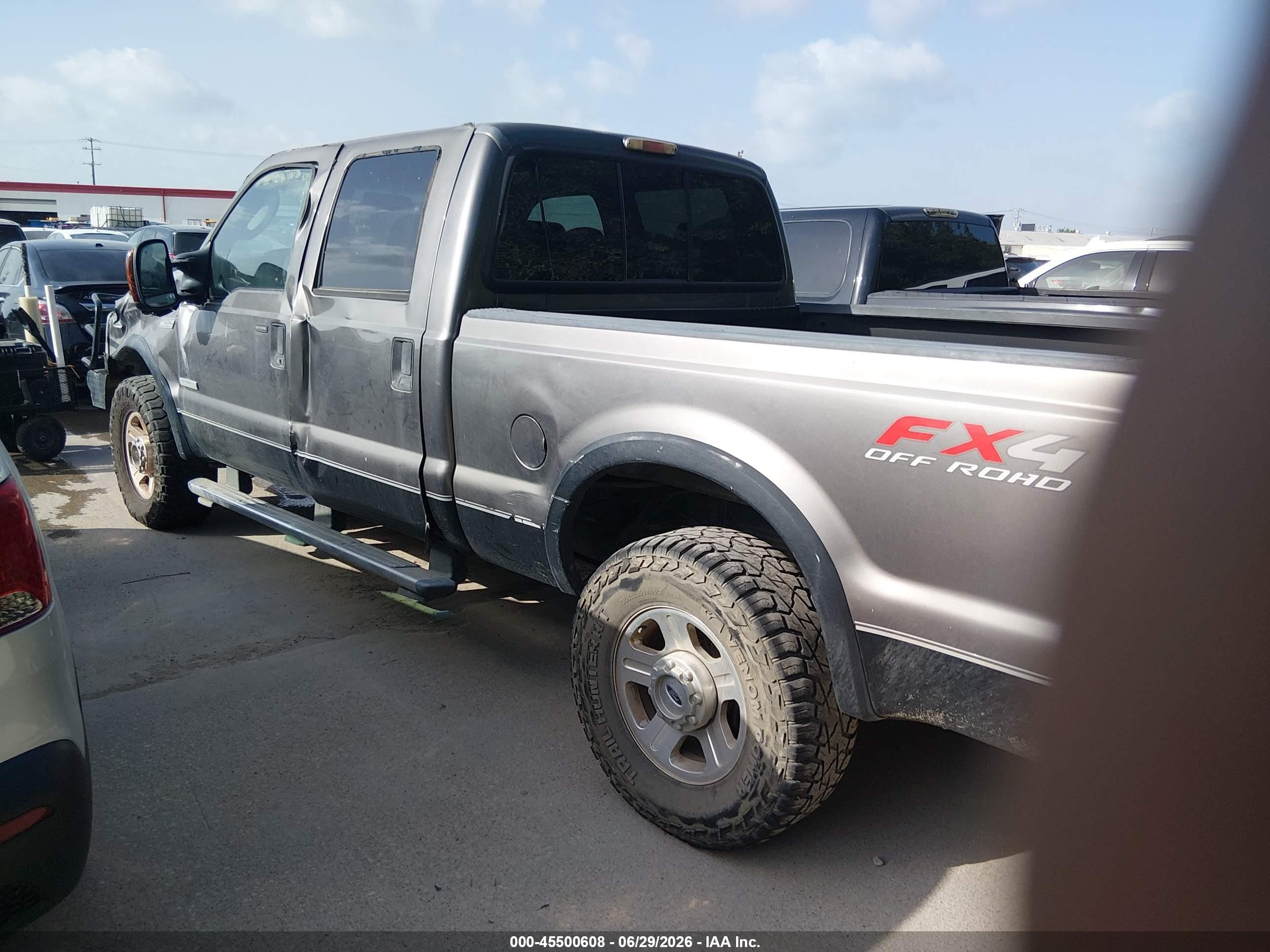 2006 Ford F-250 Lariat/xl/xlt Серый vin: 1FTSW21P16ED78077