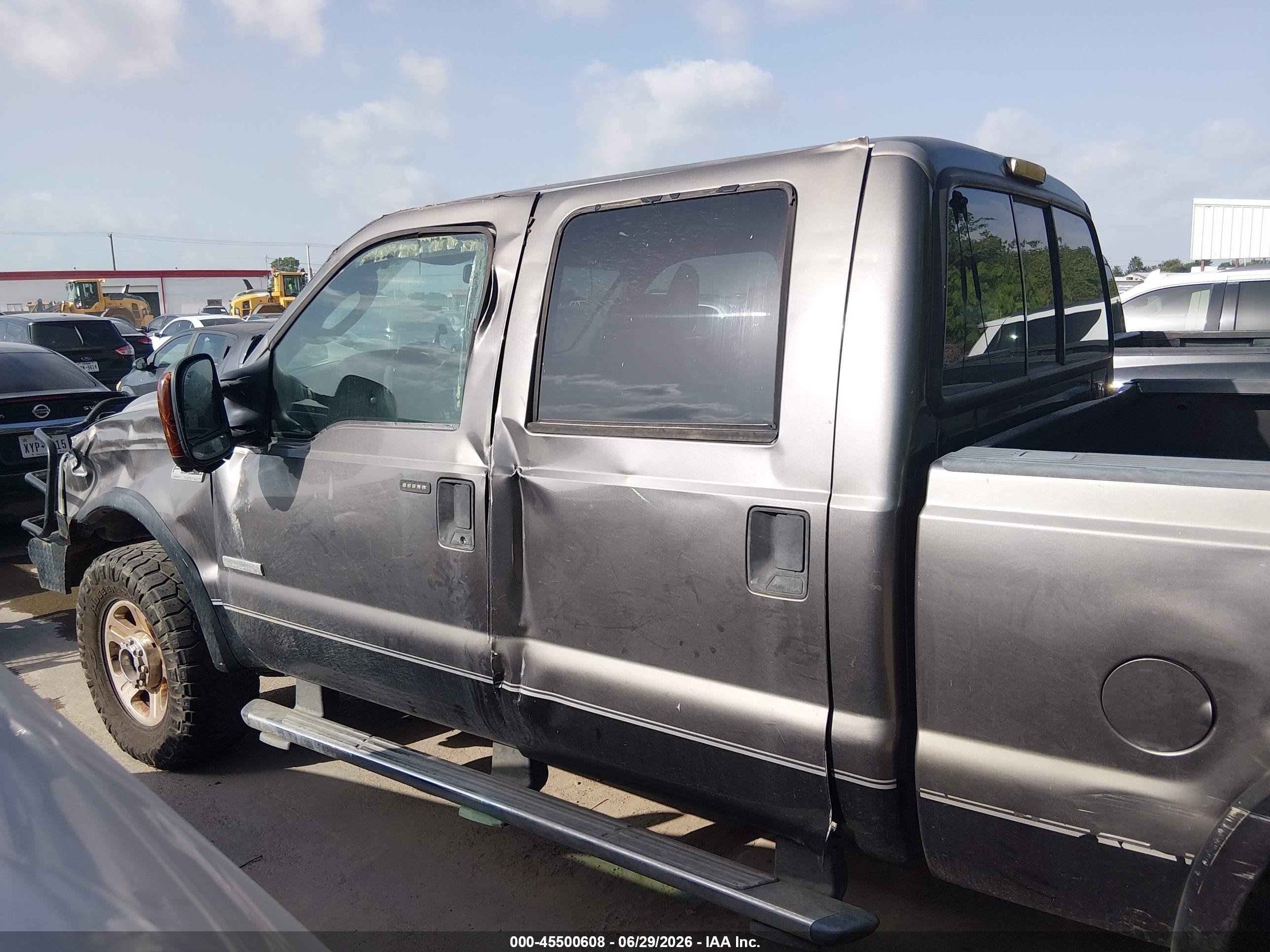 2006 Ford F-250 Lariat/xl/xlt Серый vin: 1FTSW21P16ED78077