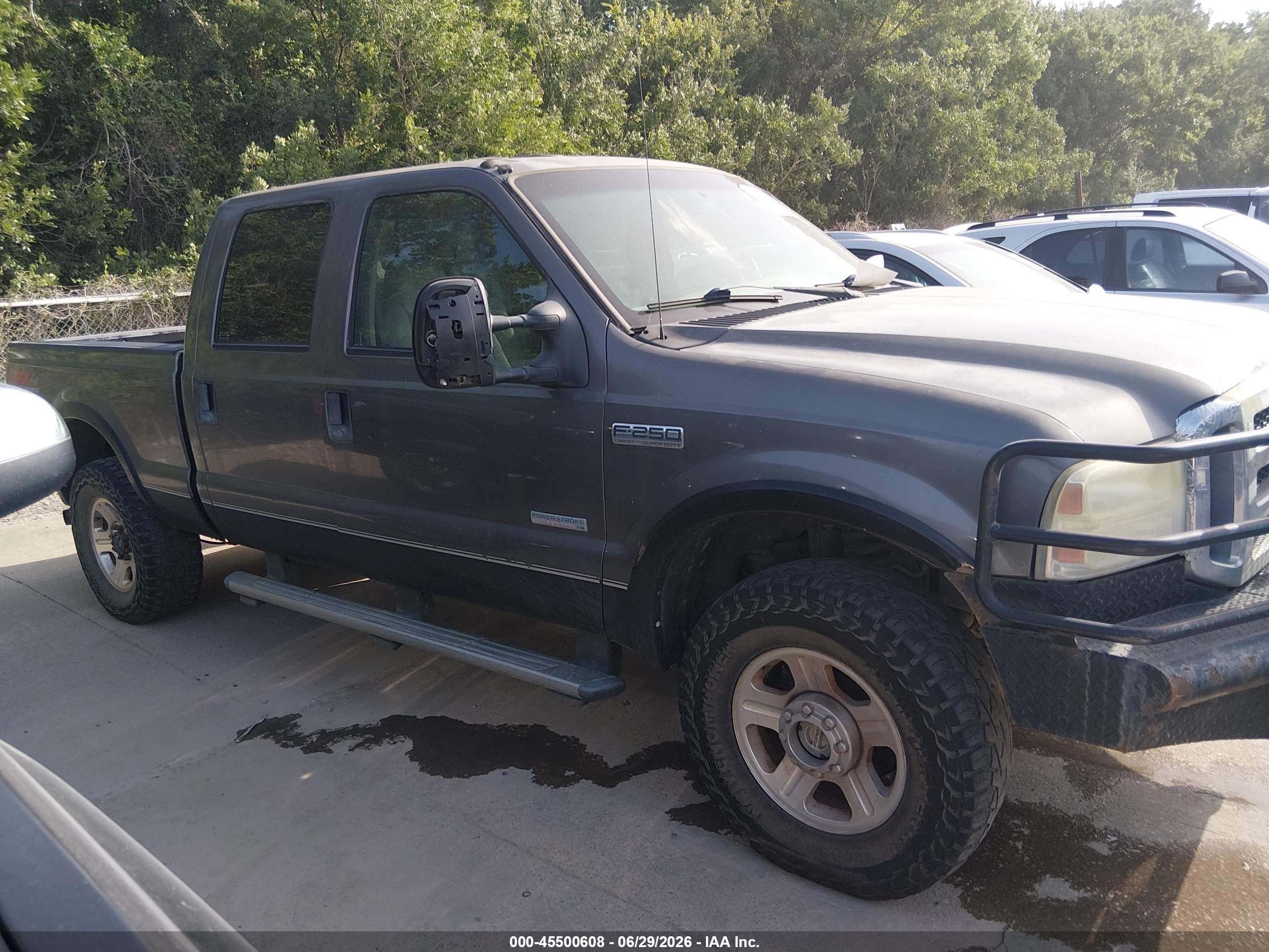 2006 Ford F-250 Lariat/xl/xlt Серый vin: 1FTSW21P16ED78077