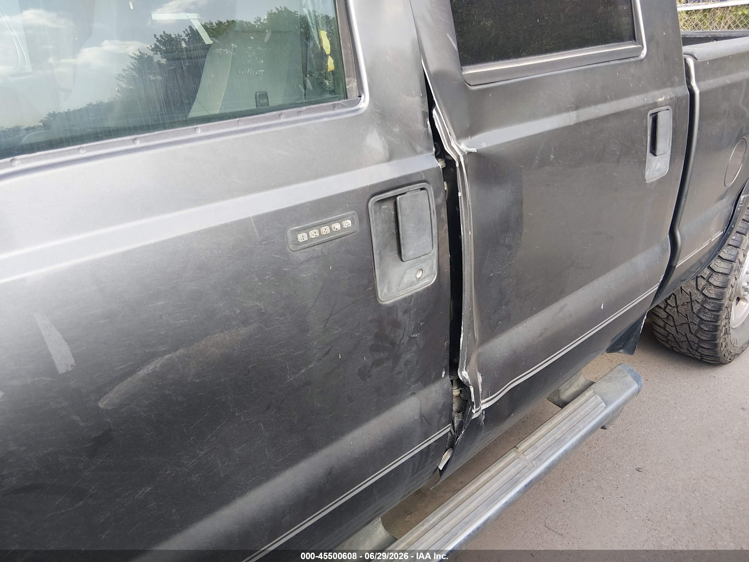 2006 Ford F-250 Lariat/xl/xlt Серый vin: 1FTSW21P16ED78077