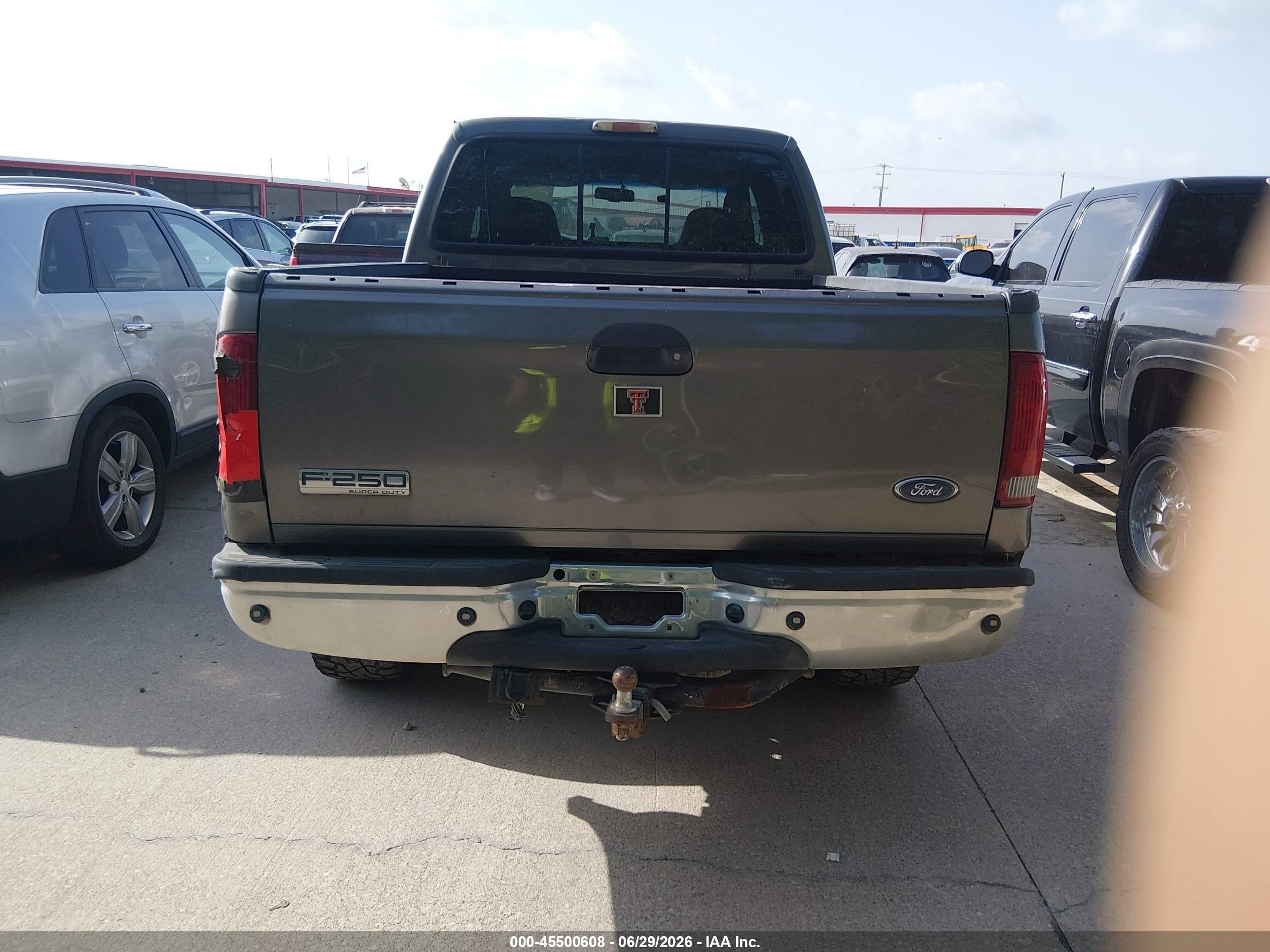 2006 Ford F-250 Lariat/xl/xlt Серый vin: 1FTSW21P16ED78077