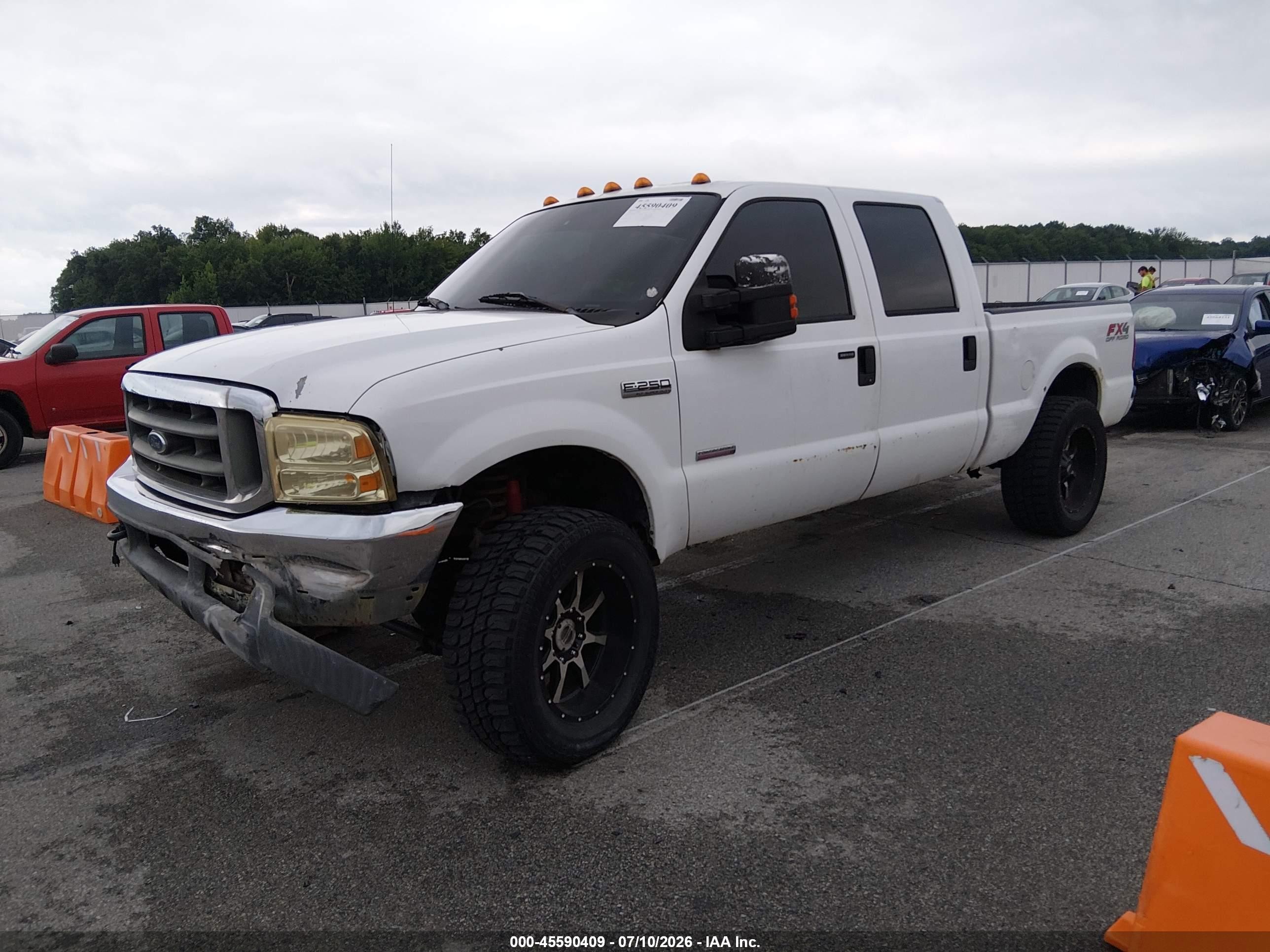 2006 Ford F-250 Lariat/xl/xlt White vin: 1FTSW21P16ED81822