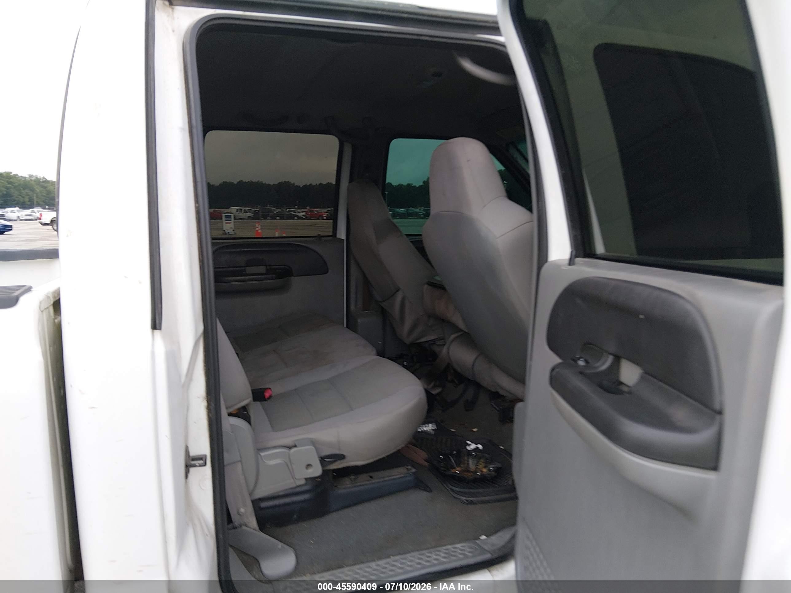 2006 Ford F-250 Lariat/xl/xlt White vin: 1FTSW21P16ED81822