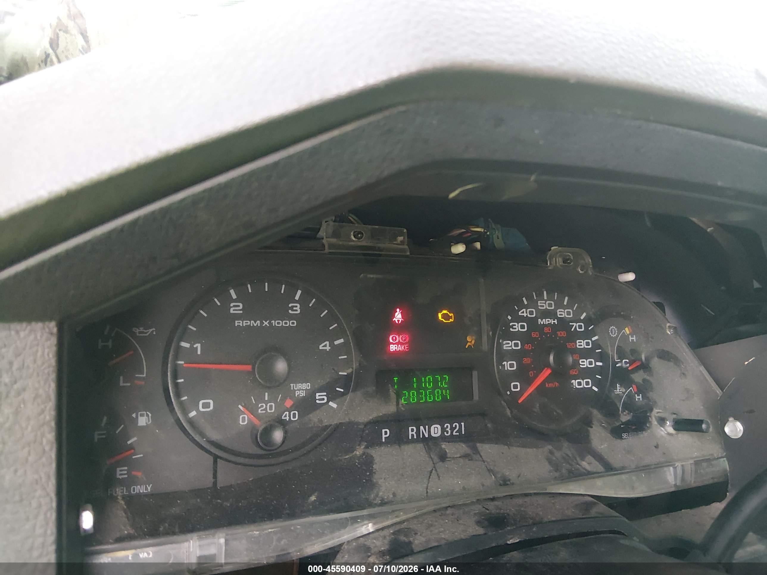 2006 Ford F-250 Lariat/xl/xlt White vin: 1FTSW21P16ED81822