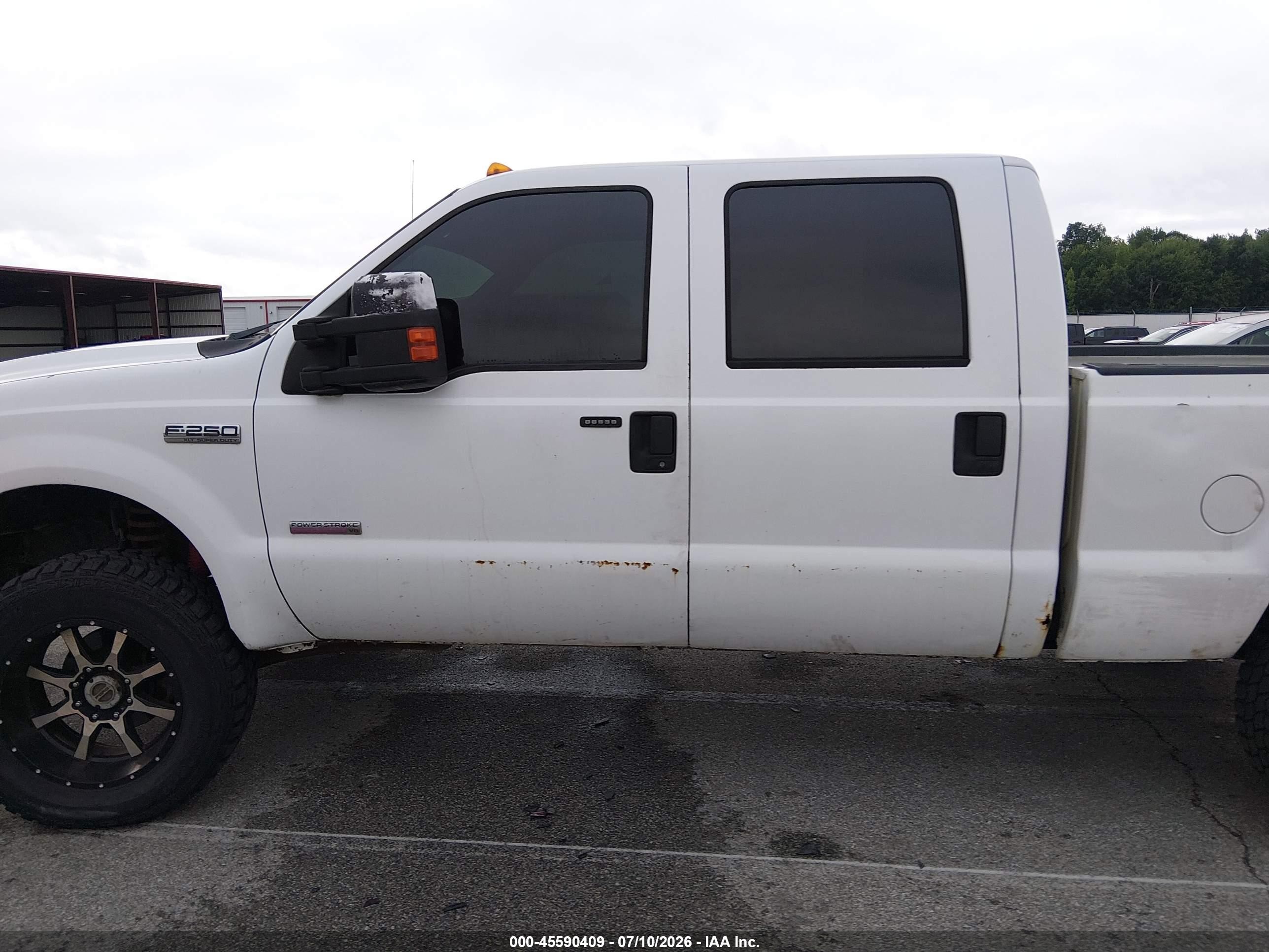 2006 Ford F-250 Lariat/xl/xlt White vin: 1FTSW21P16ED81822