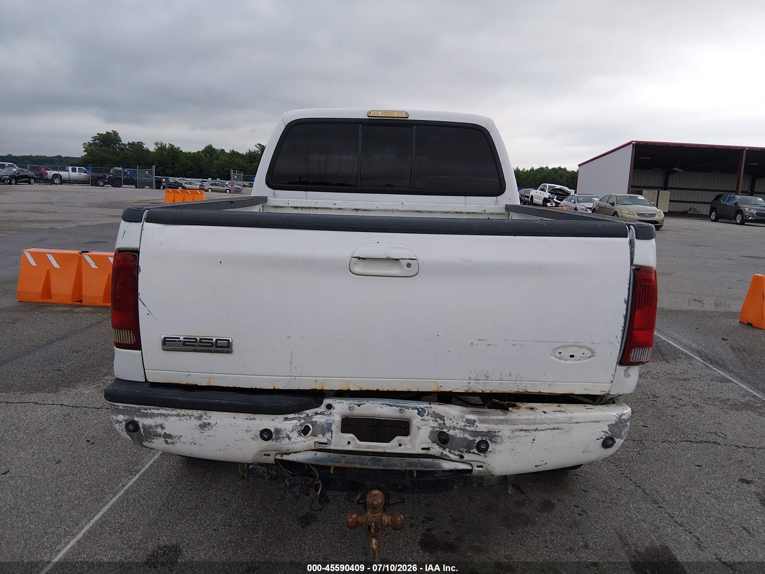 2006 Ford F-250 Lariat/xl/xlt White vin: 1FTSW21P16ED81822