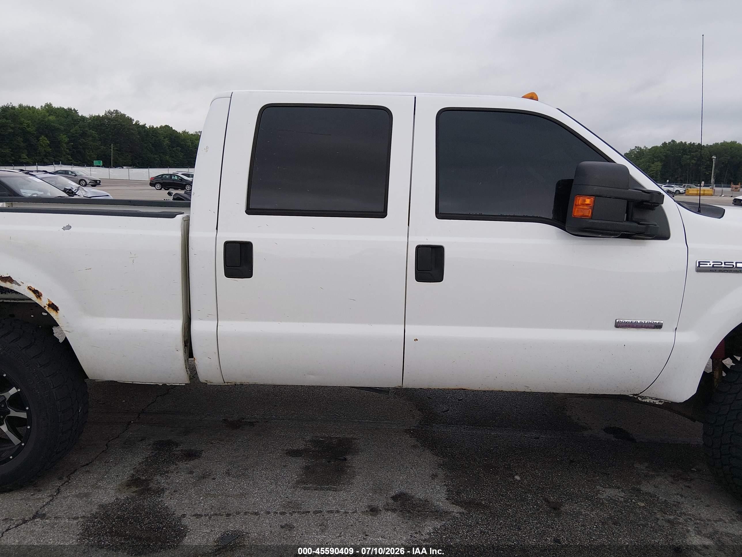 2006 Ford F-250 Lariat/xl/xlt White vin: 1FTSW21P16ED81822