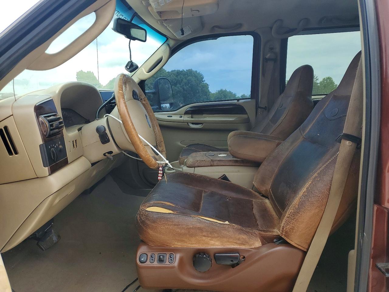 2007 Ford F250 Super Duty Burgundy vin: 1FTSW21P17EA03954