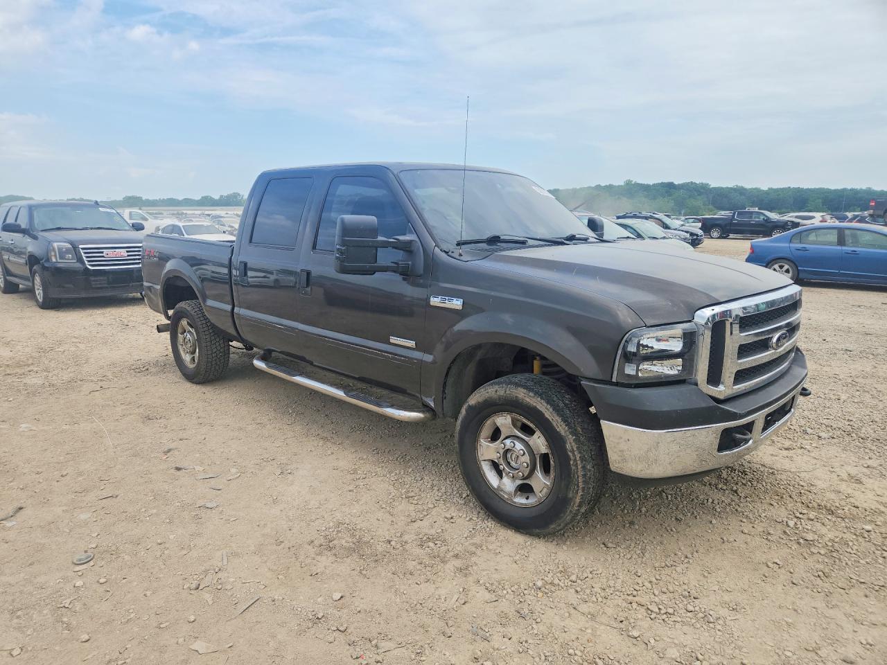 2005 Ford F250 Super Duty Gray vin: 1FTSW21P25EC94252