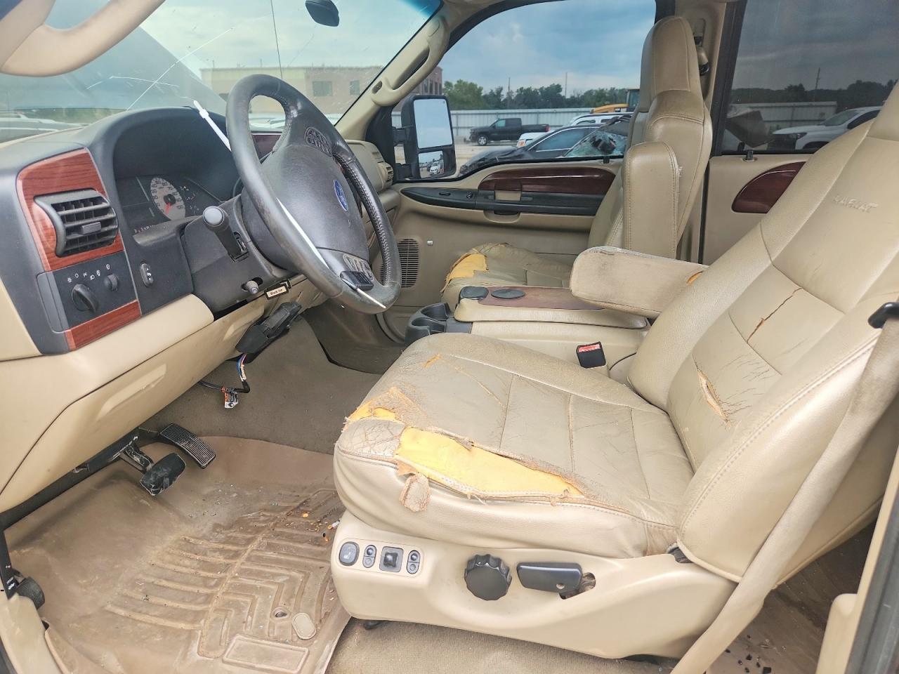 2005 Ford F250 Super Duty Gray vin: 1FTSW21P25EC94252