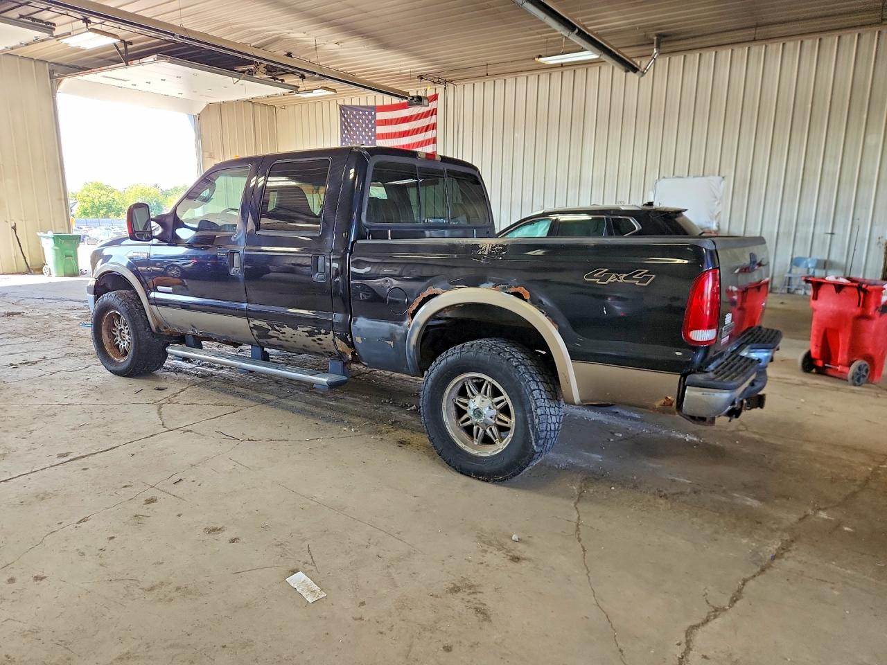 2005 Ford F250 Super Duty Black vin: 1FTSW21P25ED03516