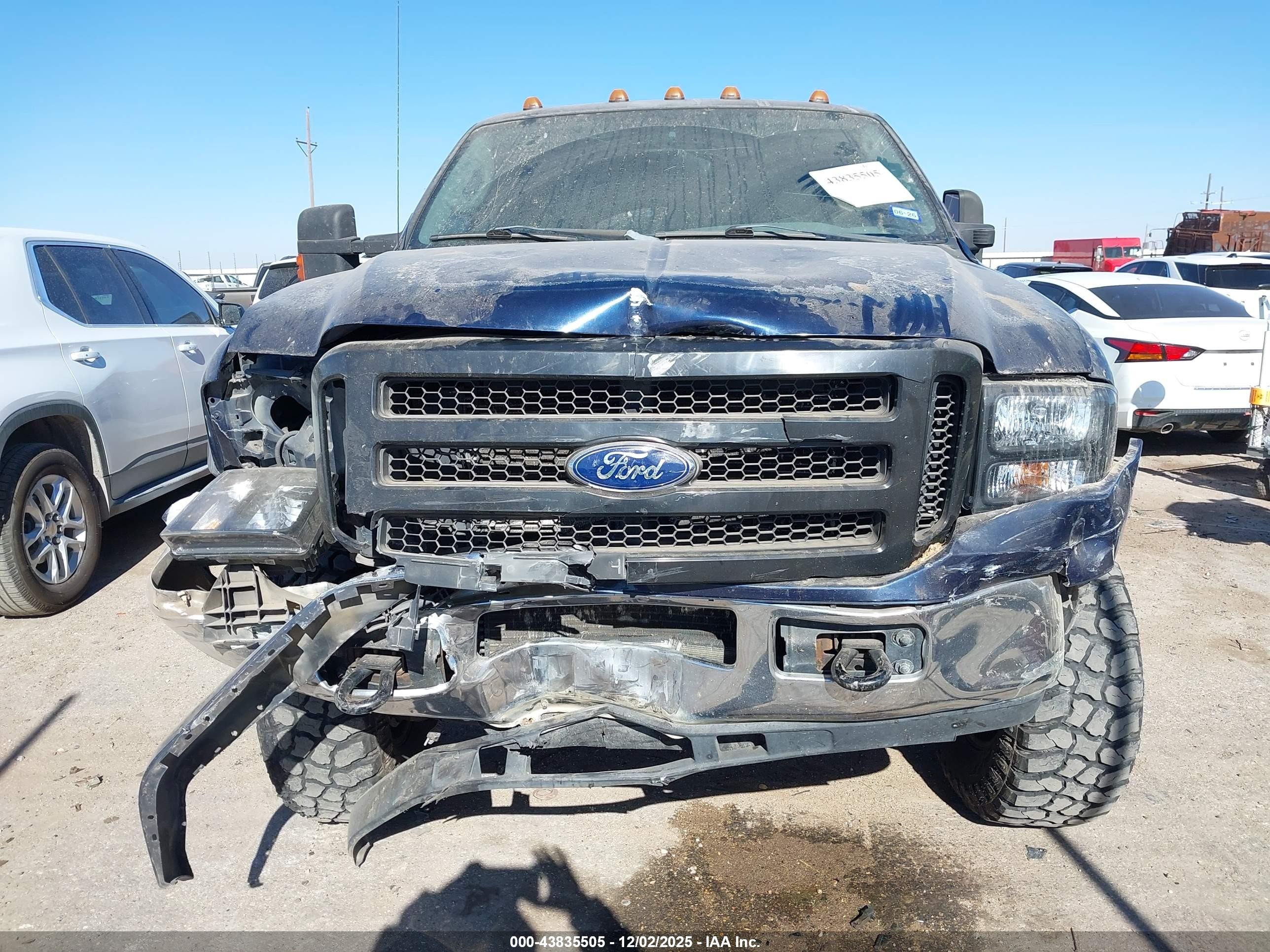 2006 Ford F-250 Lariat/xl/xlt Dark Blue vin: 1FTSW21P26EA36914
