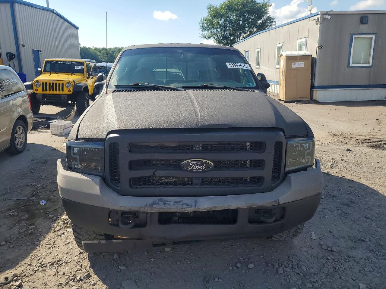 2006 Ford F250 Super Duty Black vin: 1FTSW21P26EB21350