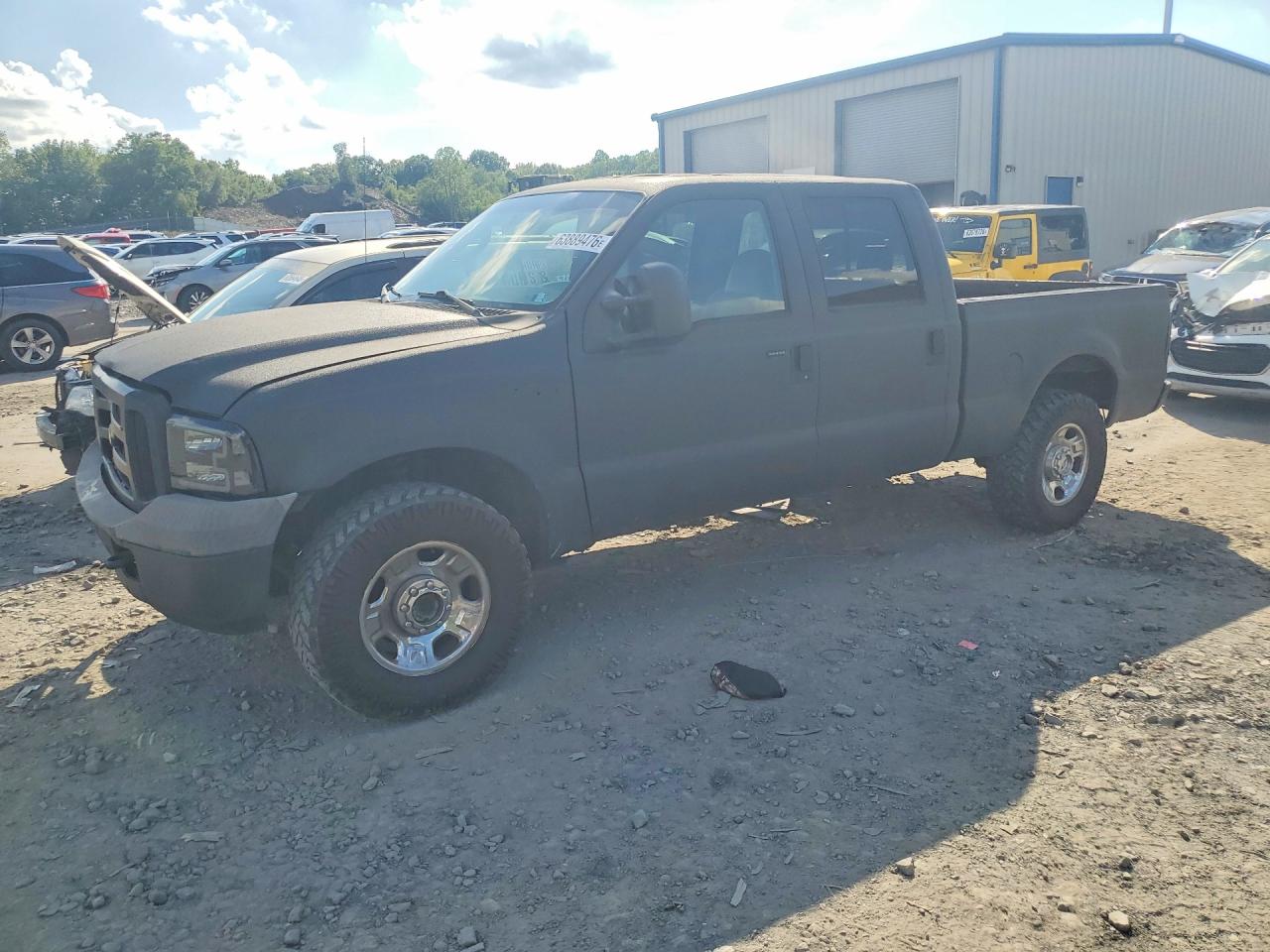 2006 Ford F250 Super Duty Black vin: 1FTSW21P26EB21350