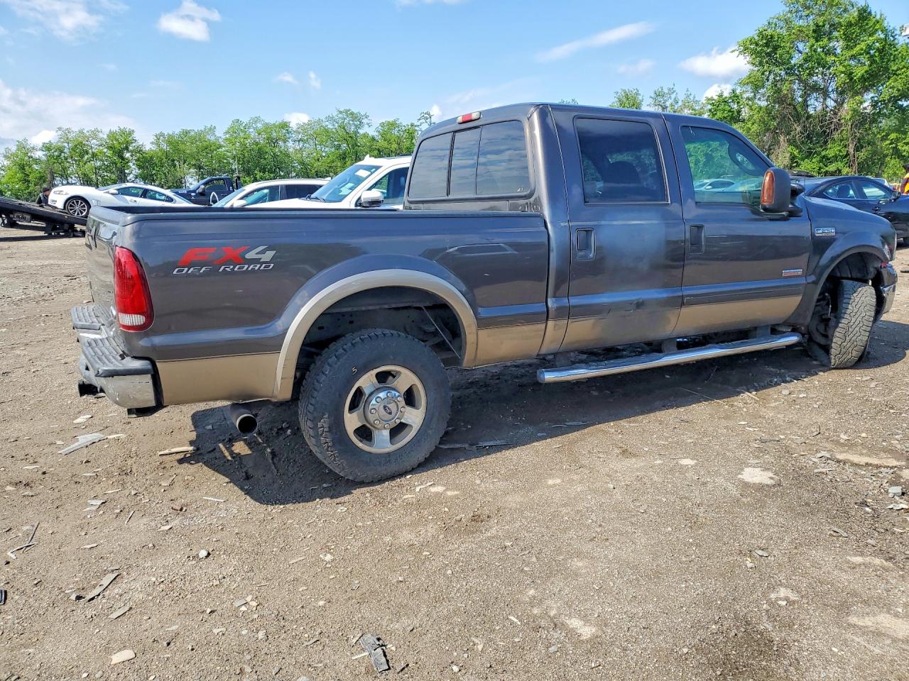 2006 Ford F250 Super Duty Gray vin: 1FTSW21P26EB31537