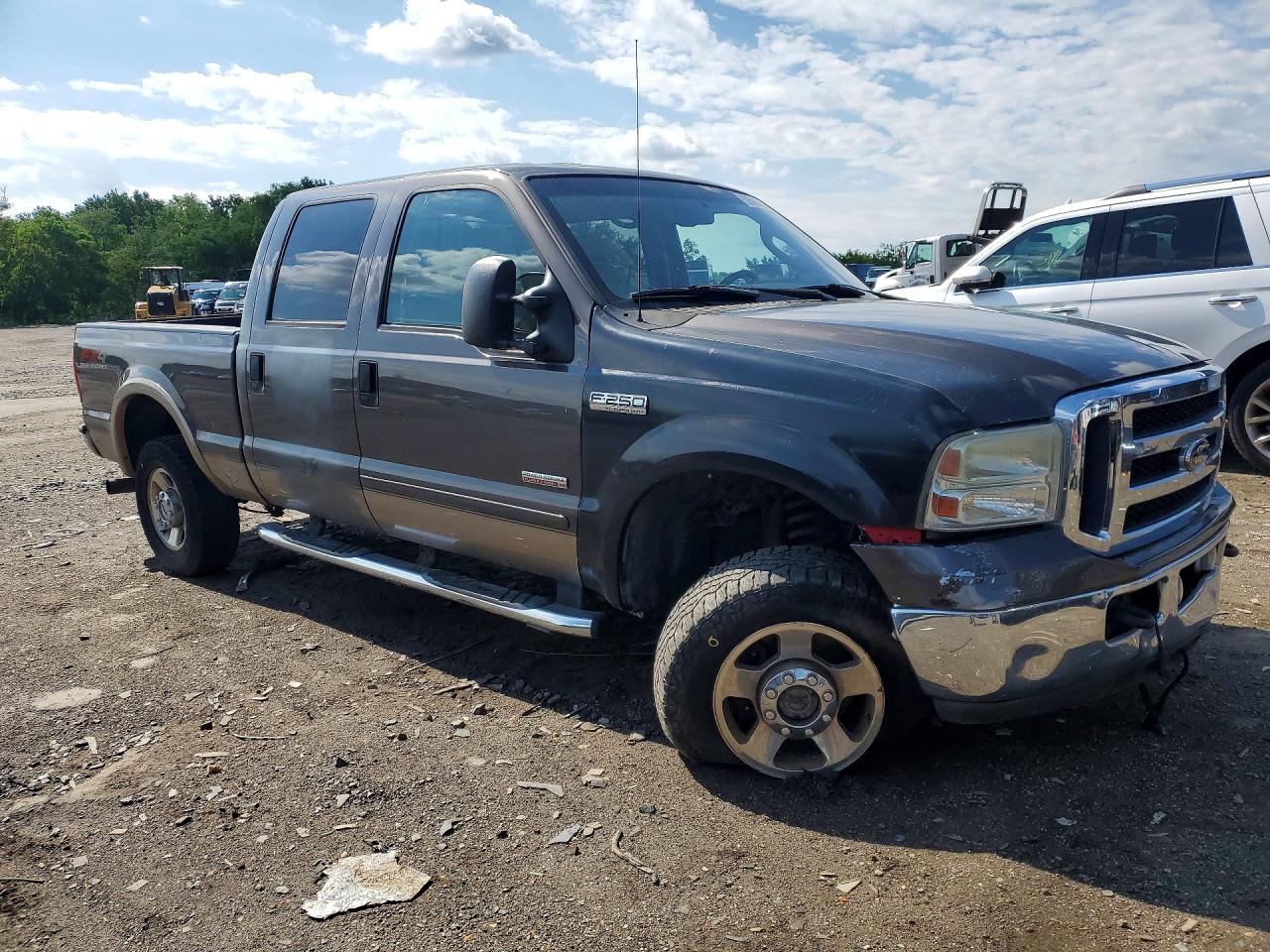 2006 Ford F250 Super Duty Gray vin: 1FTSW21P26EB31537