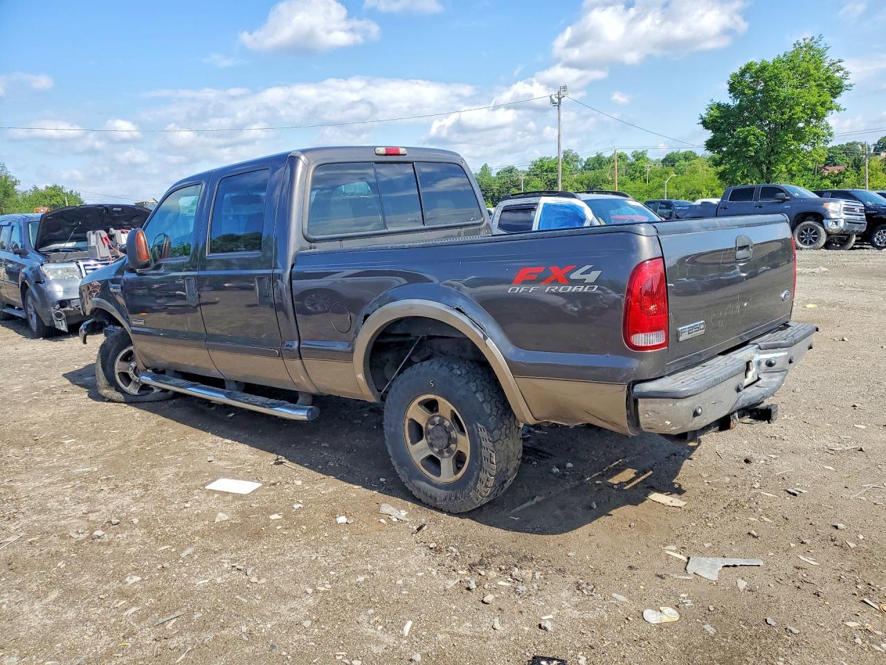 2006 Ford F250 Super Duty Gray vin: 1FTSW21P26EB31537