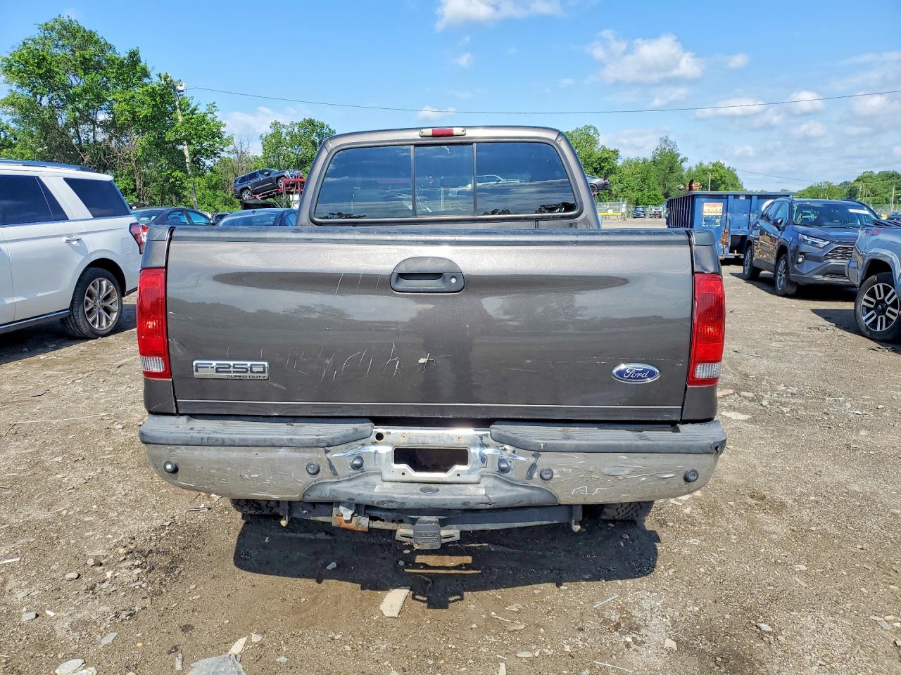 2006 Ford F250 Super Duty Gray vin: 1FTSW21P26EB31537