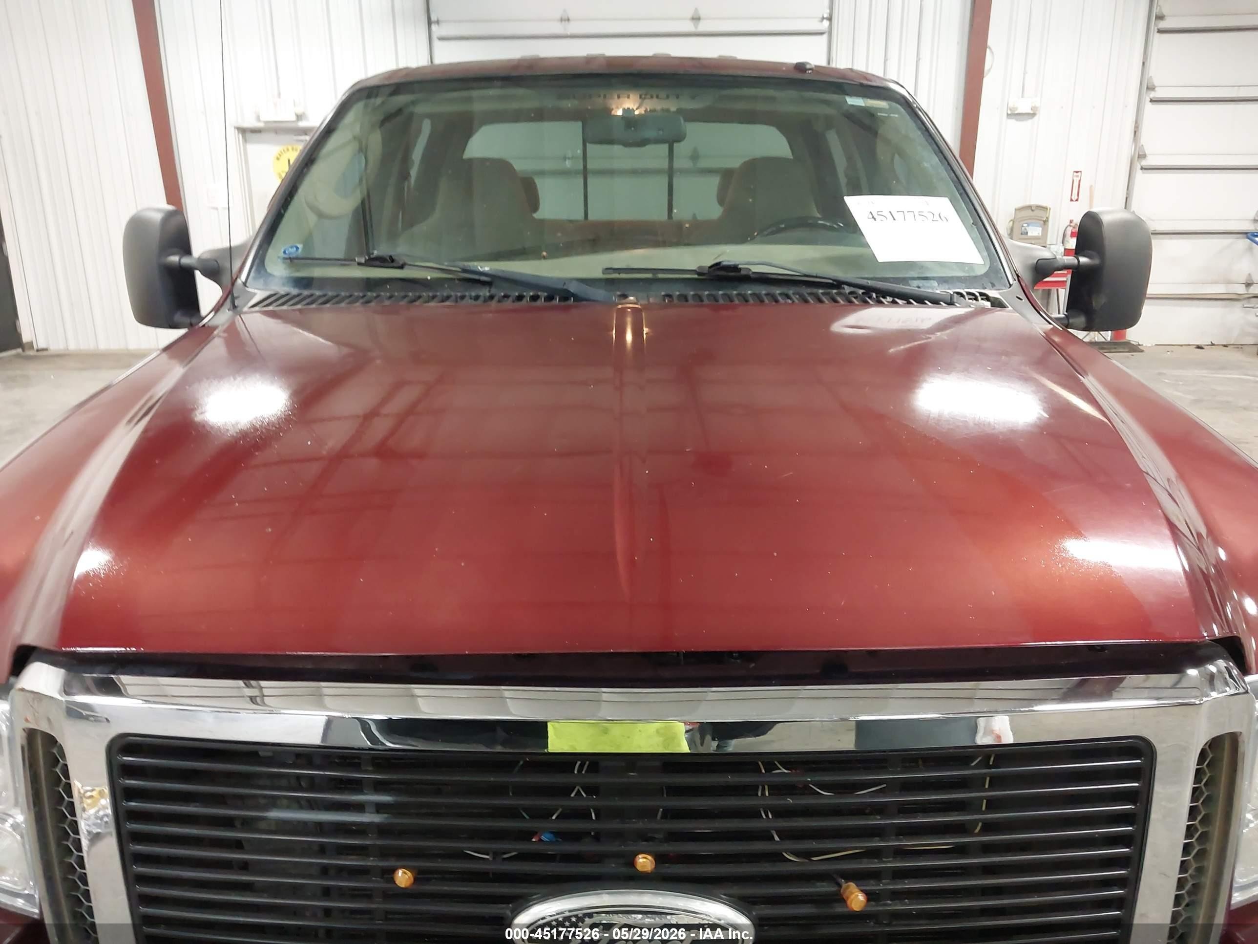 2006 Ford F-250 Lariat/xl/xlt Maroon vin: 1FTSW21P26EB89373