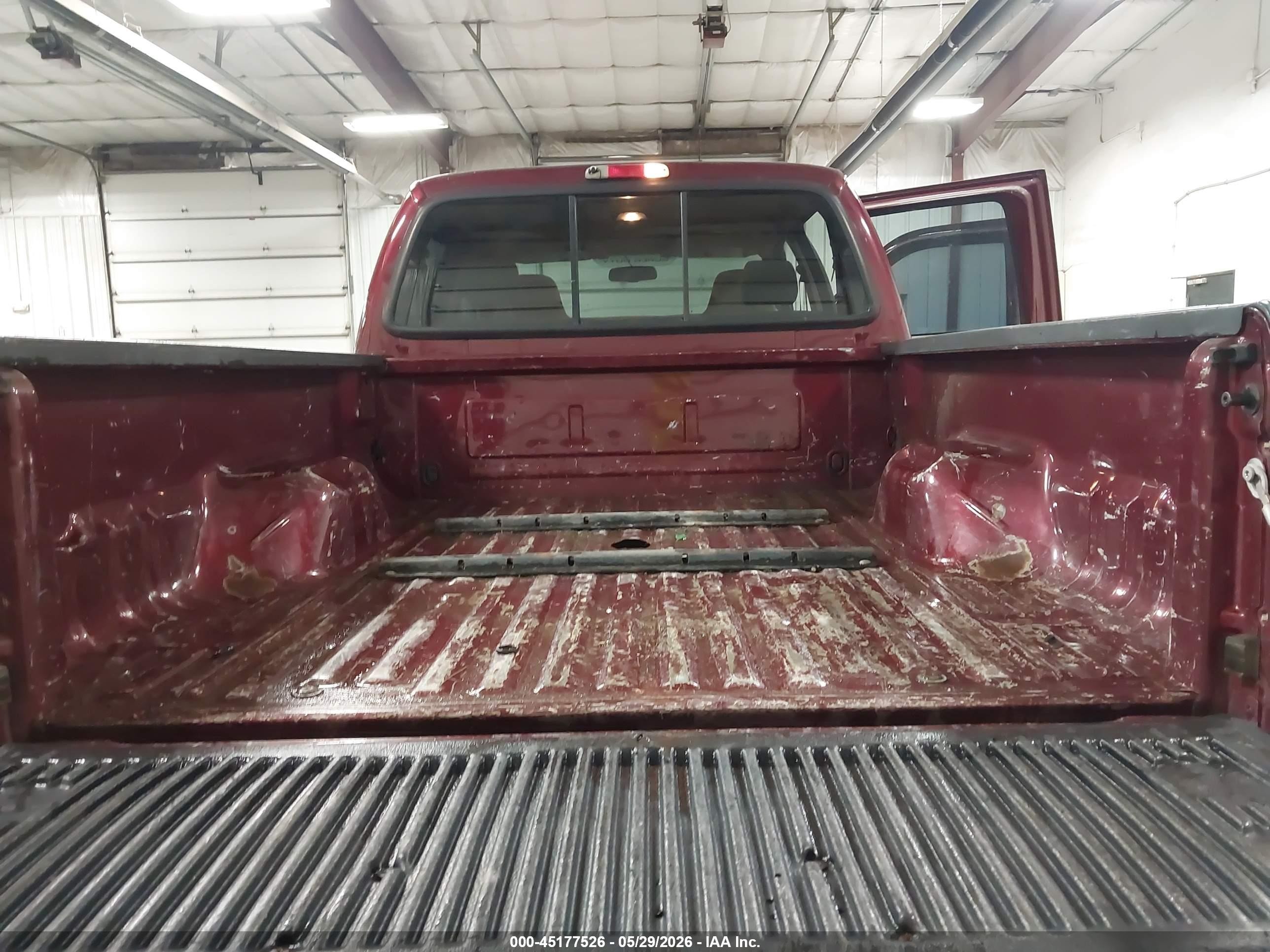 2006 Ford F-250 Lariat/xl/xlt Maroon vin: 1FTSW21P26EB89373