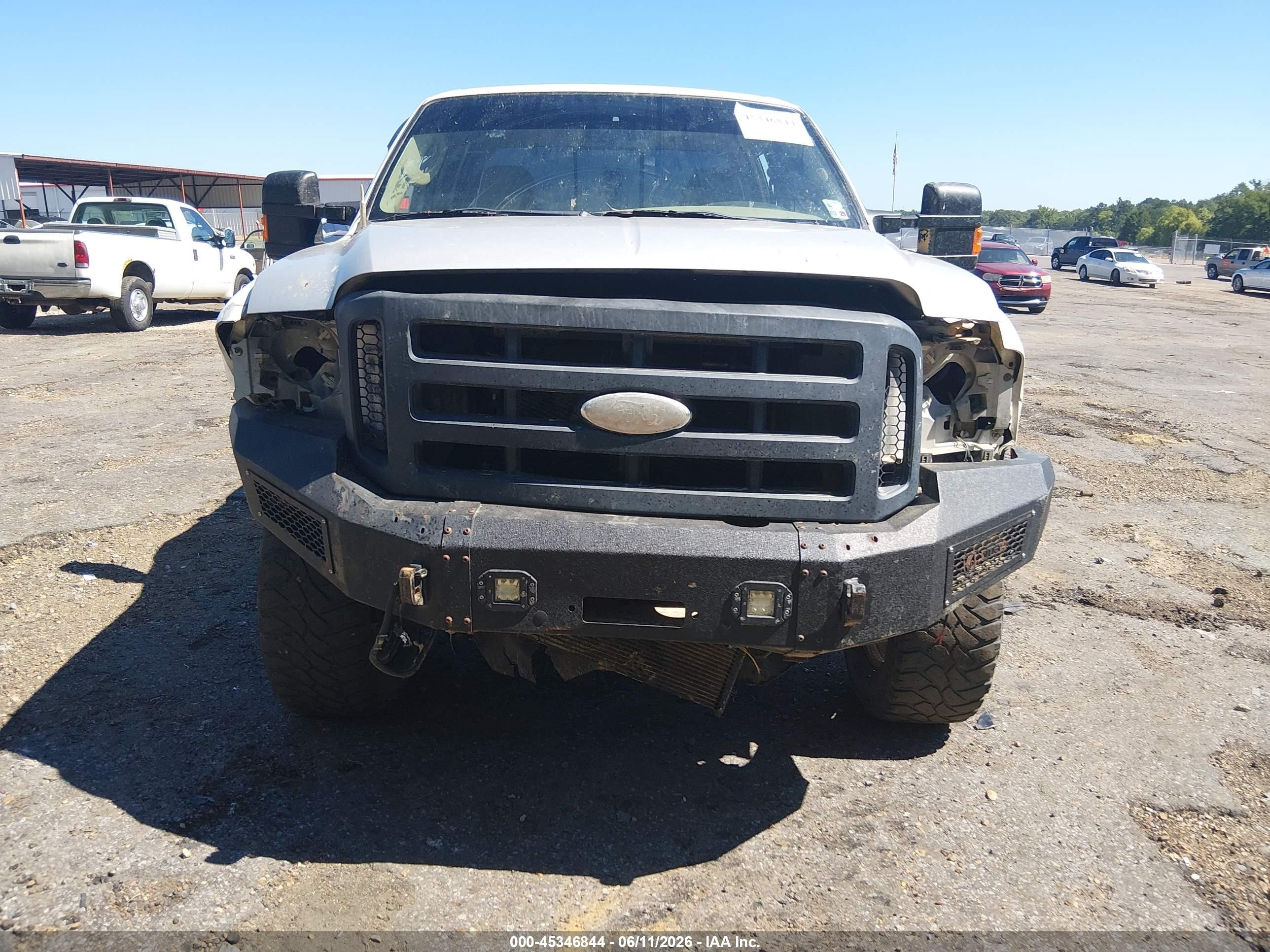2007 Ford F-250 Lariat/xl/xlt White vin: 1FTSW21P27EA38437