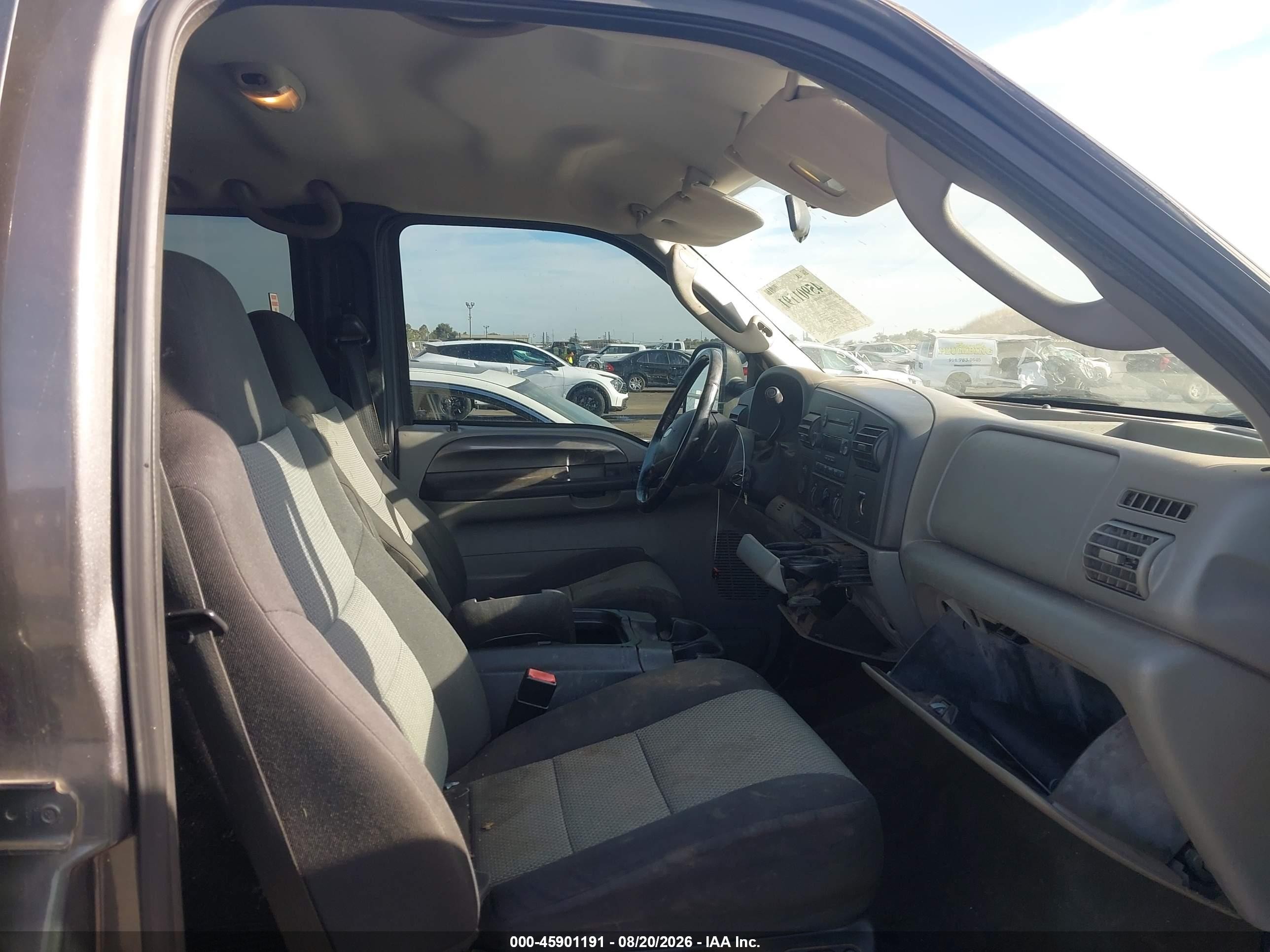 2005 Ford F-250 Lariat/xl/xlt Gray vin: 1FTSW21P35EA71654