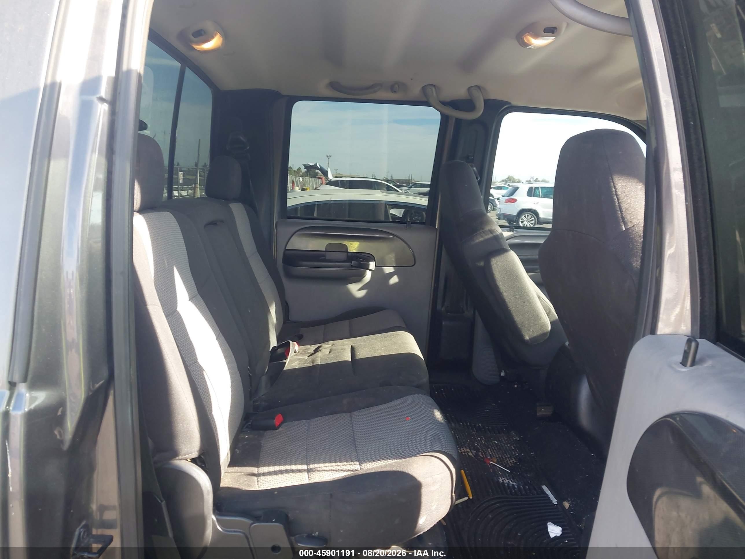 2005 Ford F-250 Lariat/xl/xlt Gray vin: 1FTSW21P35EA71654